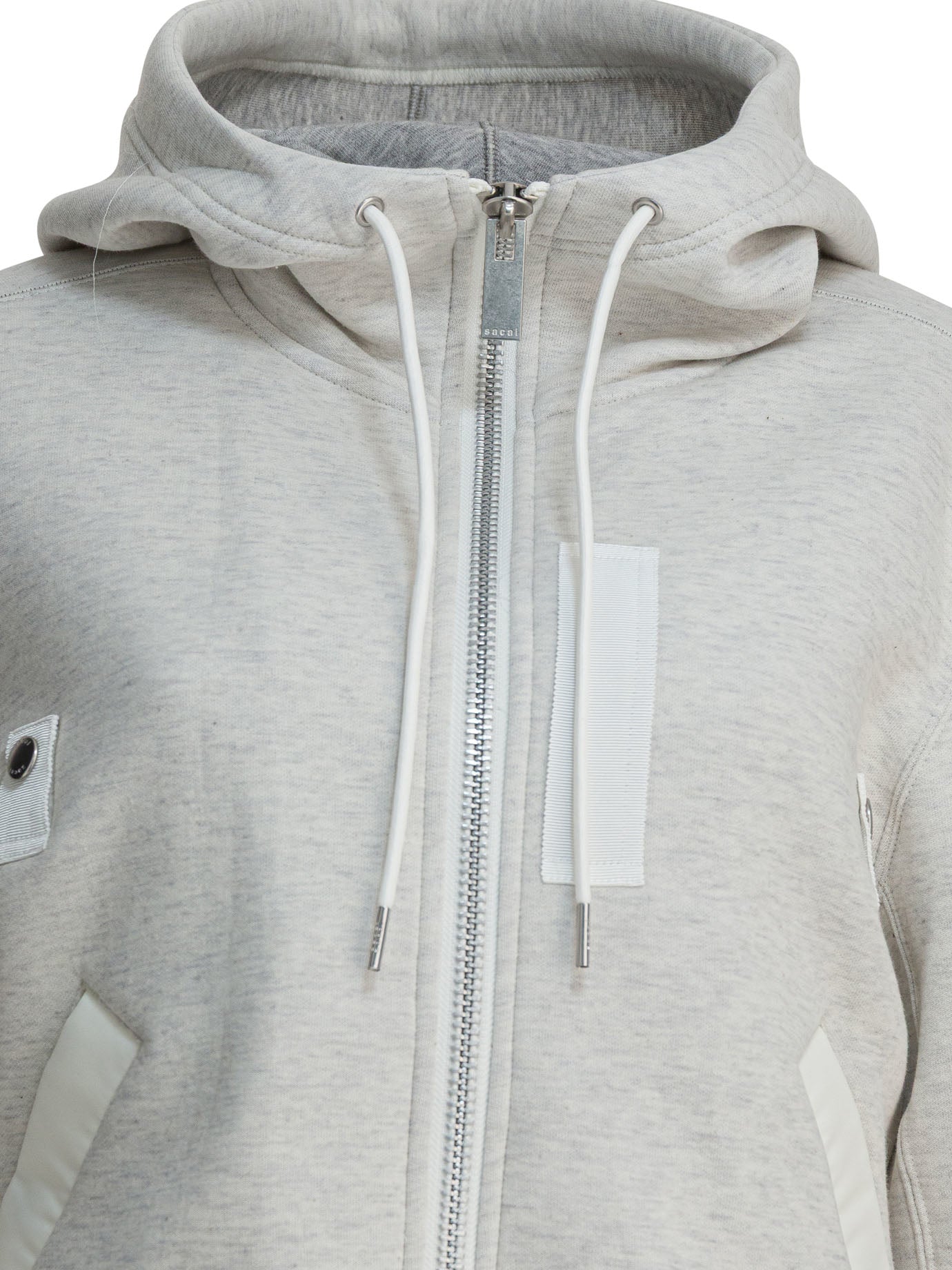 Sacai Cotton Zippered Sweatshirt