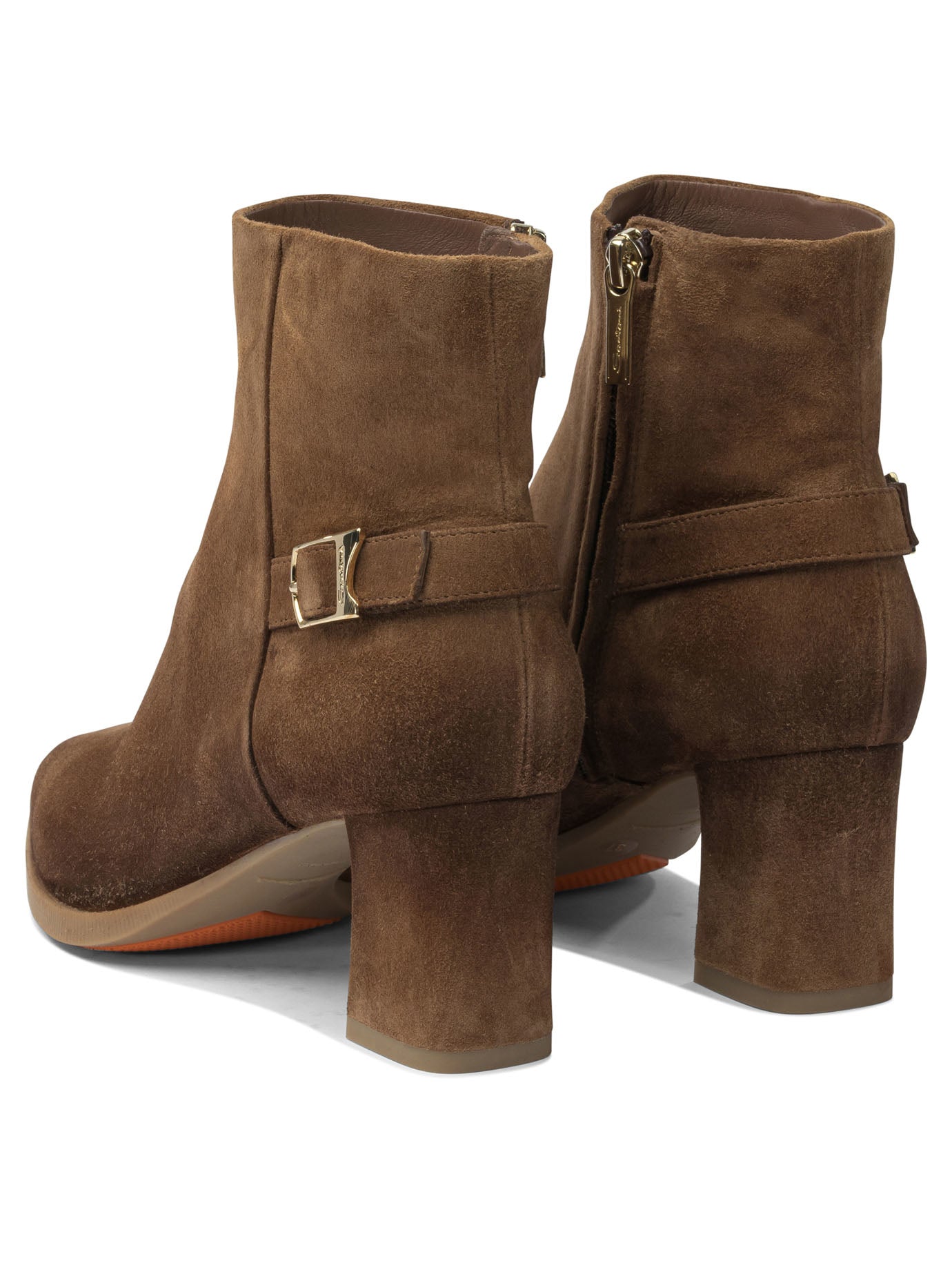 Santoni Suede Ankle Boots 65Mm