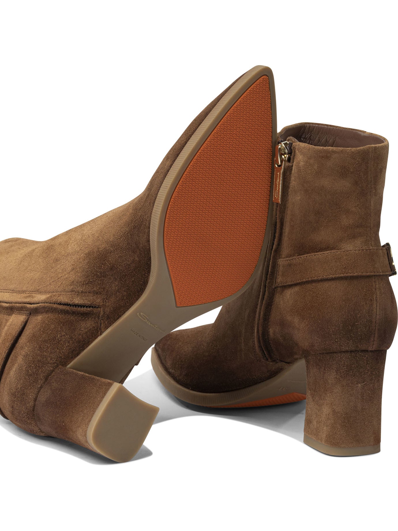 Santoni Suede Ankle Boots 65Mm