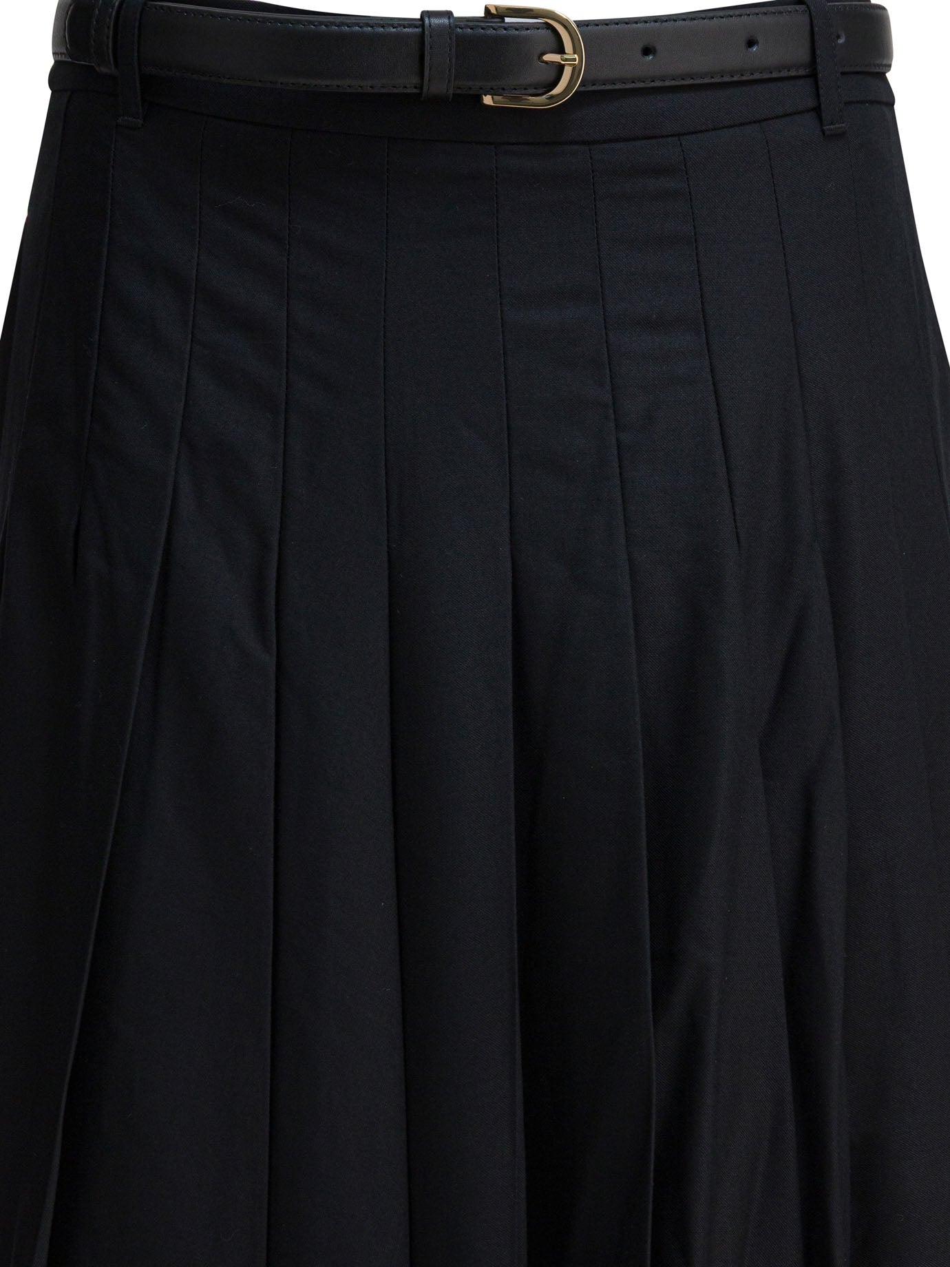 Self-portrait Long Pleated Skirt