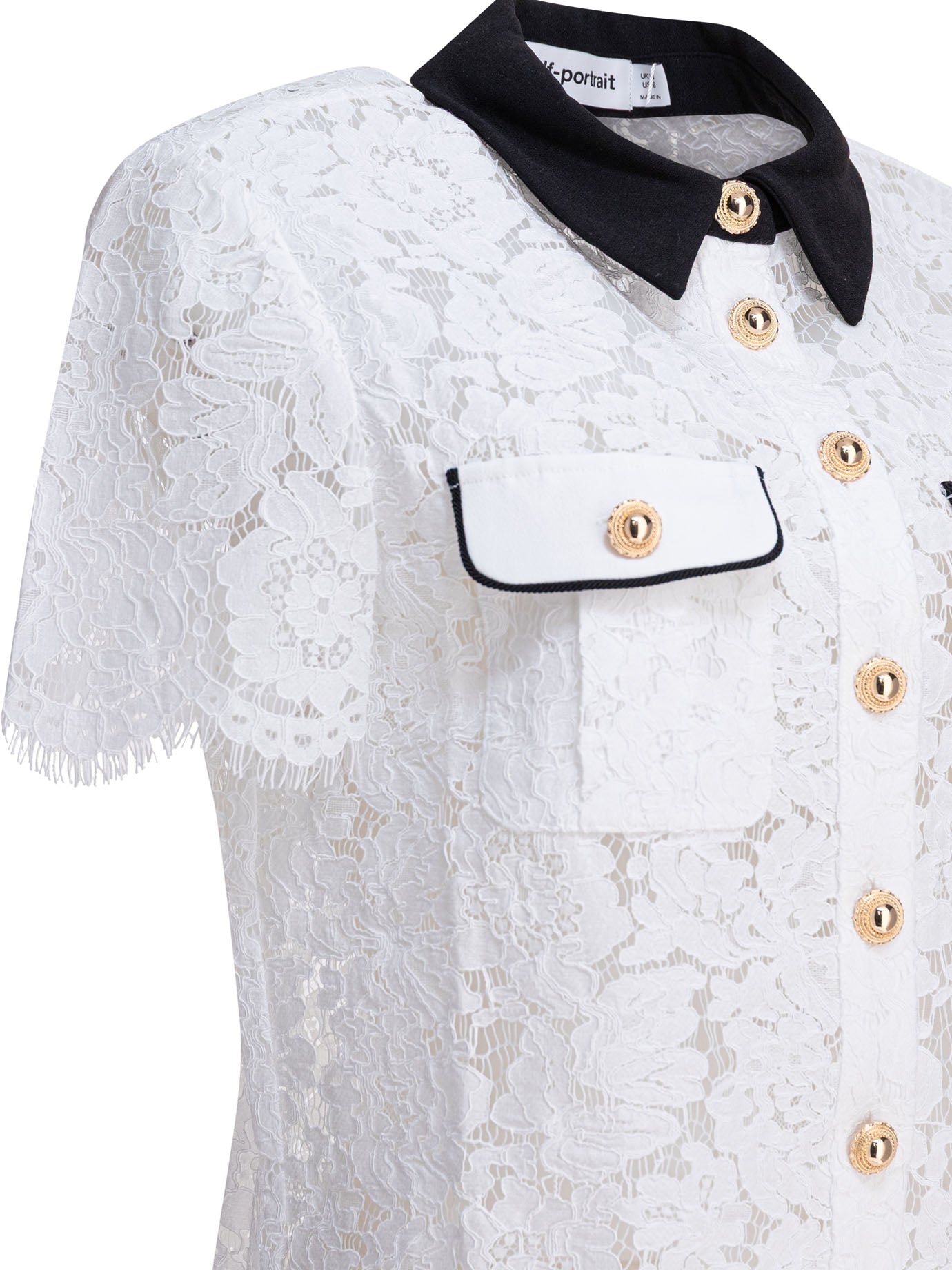Self-portrait Lace Shirt