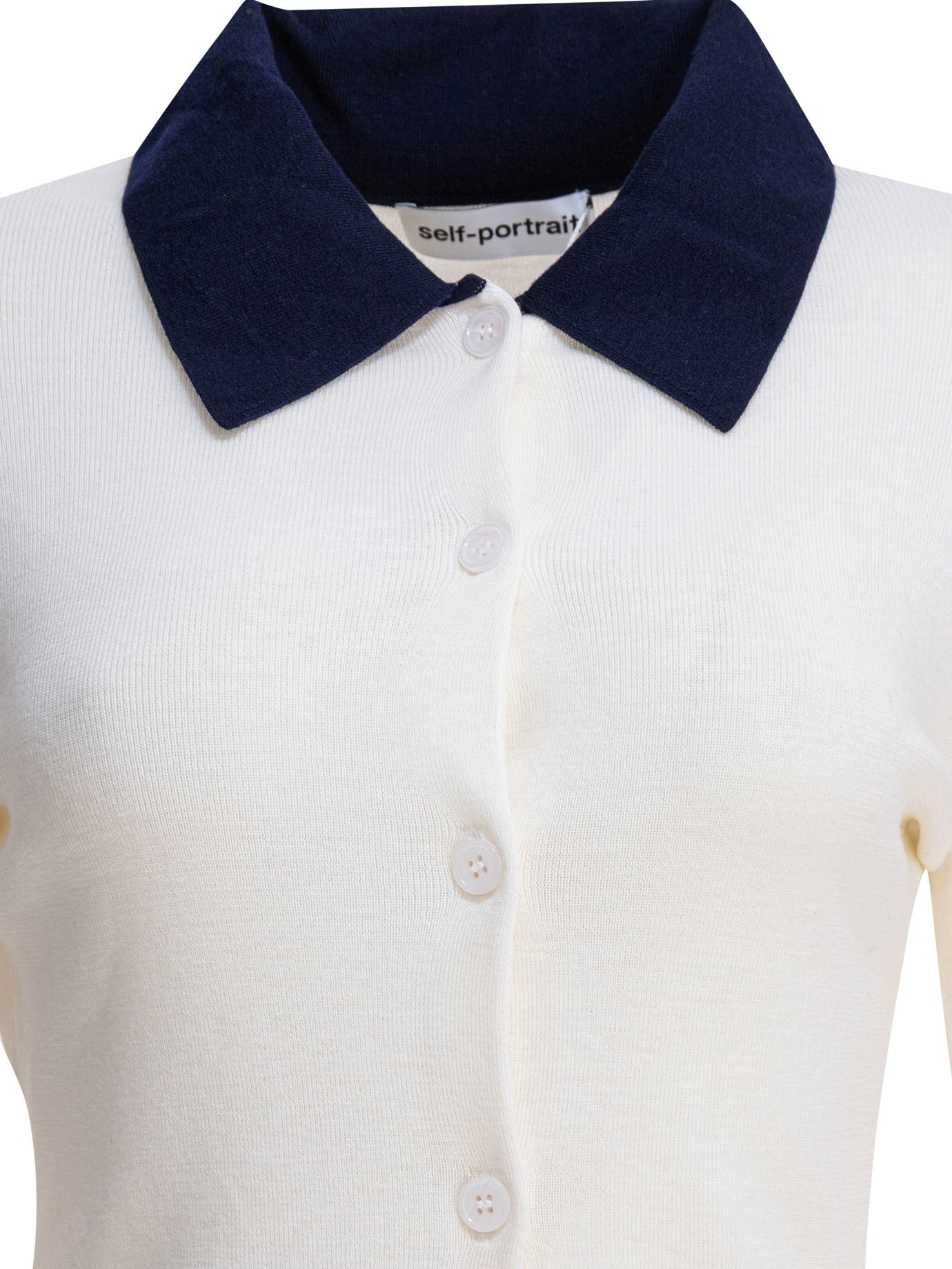 Self-portrait Merino Wool Cardigan