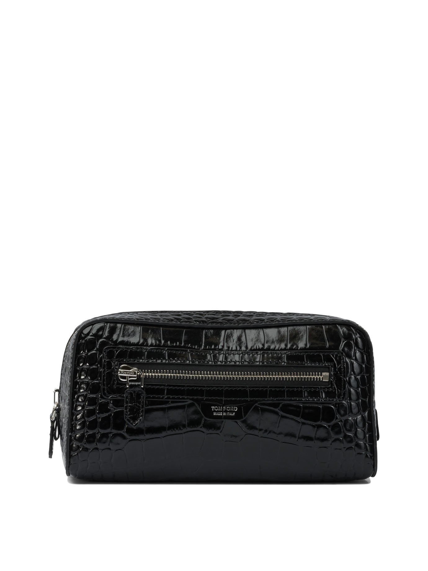 Tom Ford Crocodile Print Leather Beauty Case