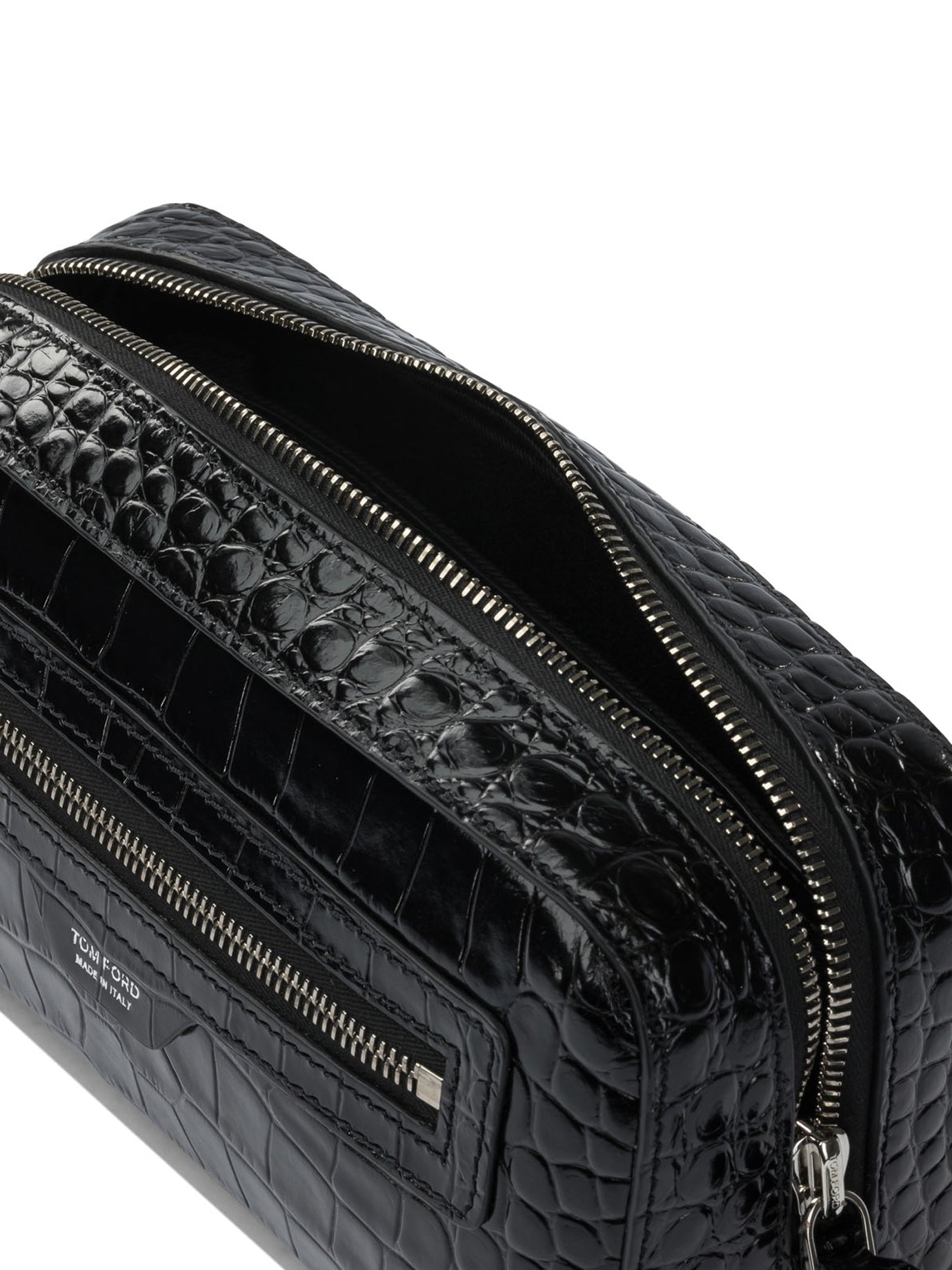 Tom Ford Crocodile Print Leather Beauty Case