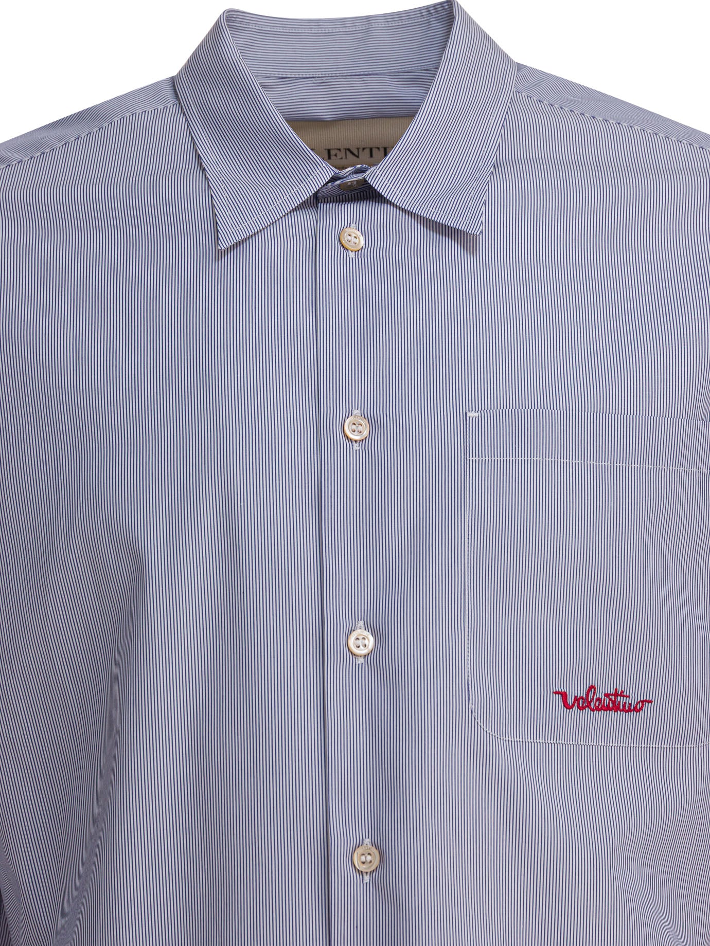 Valentino Cotton Shirt With Logo