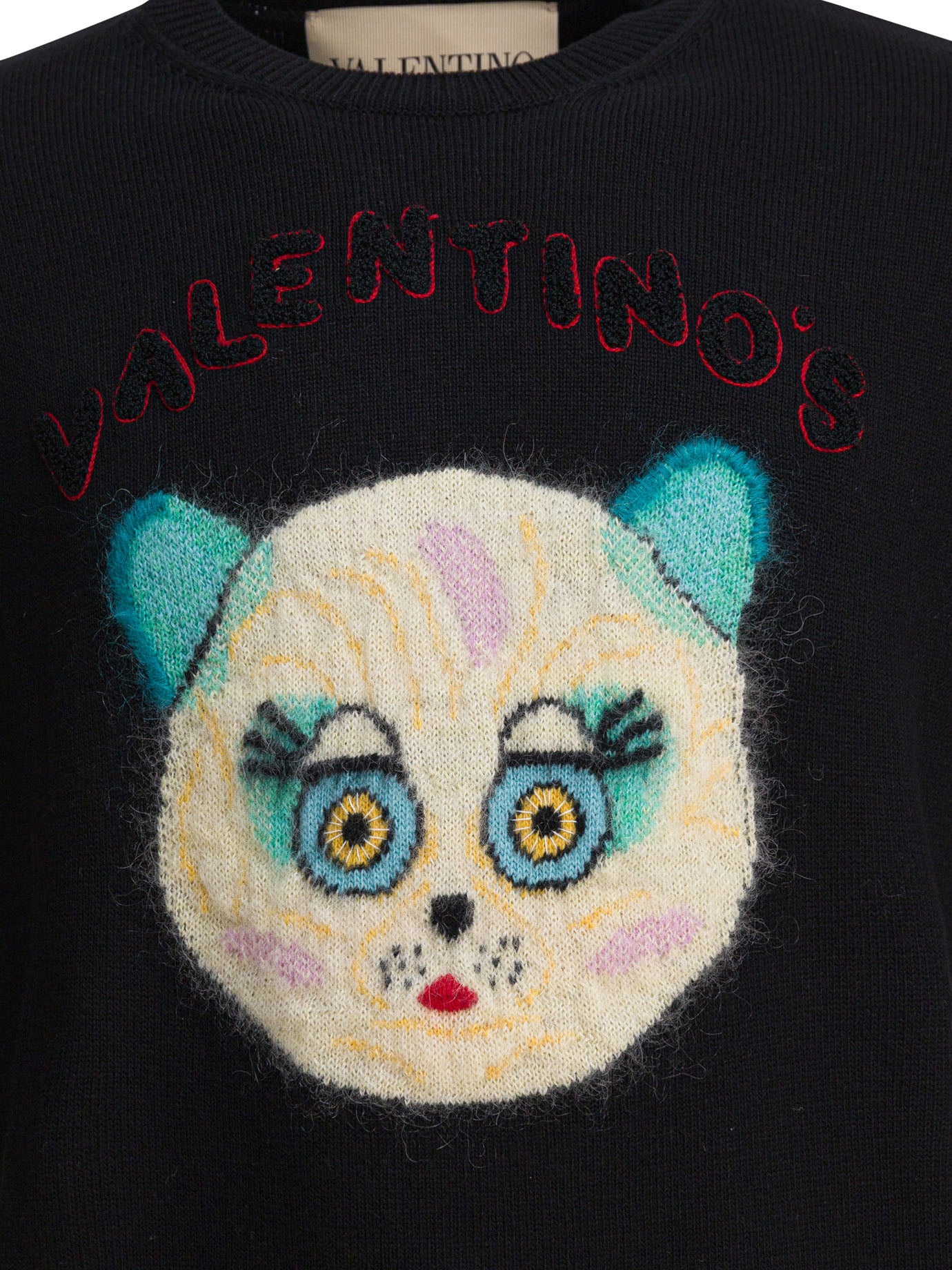 Valentino Le Chat De La Maison Crew-Neck Sweater