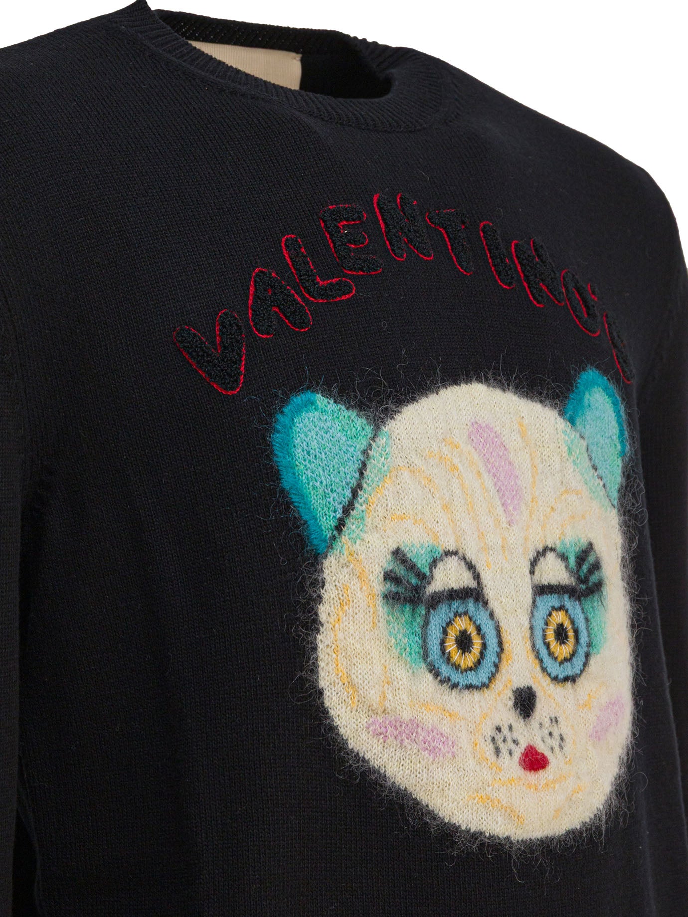 Valentino Le Chat De La Maison Crew-Neck Sweater