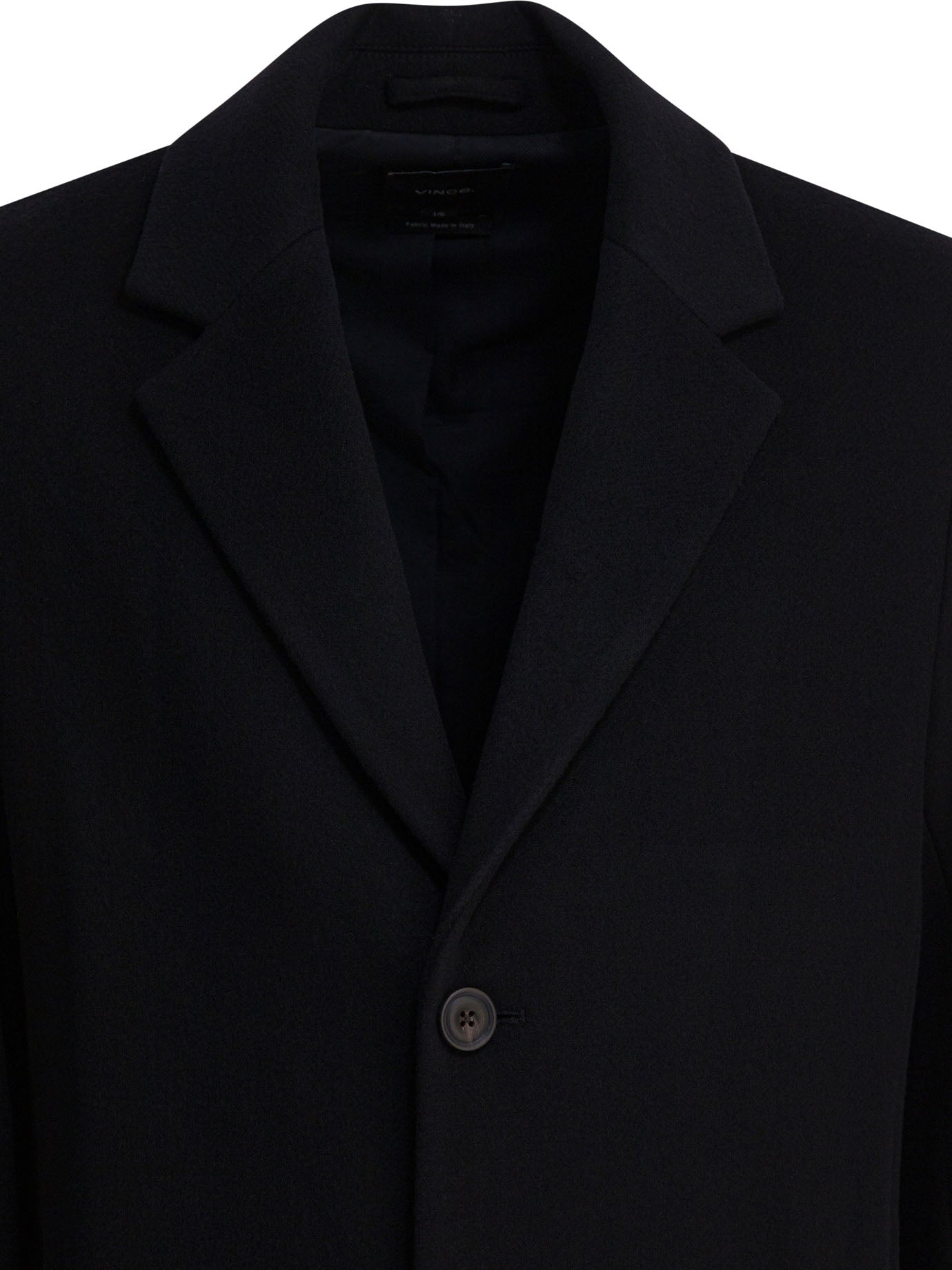 Vince Classic Coat In Italian Wool Blend
