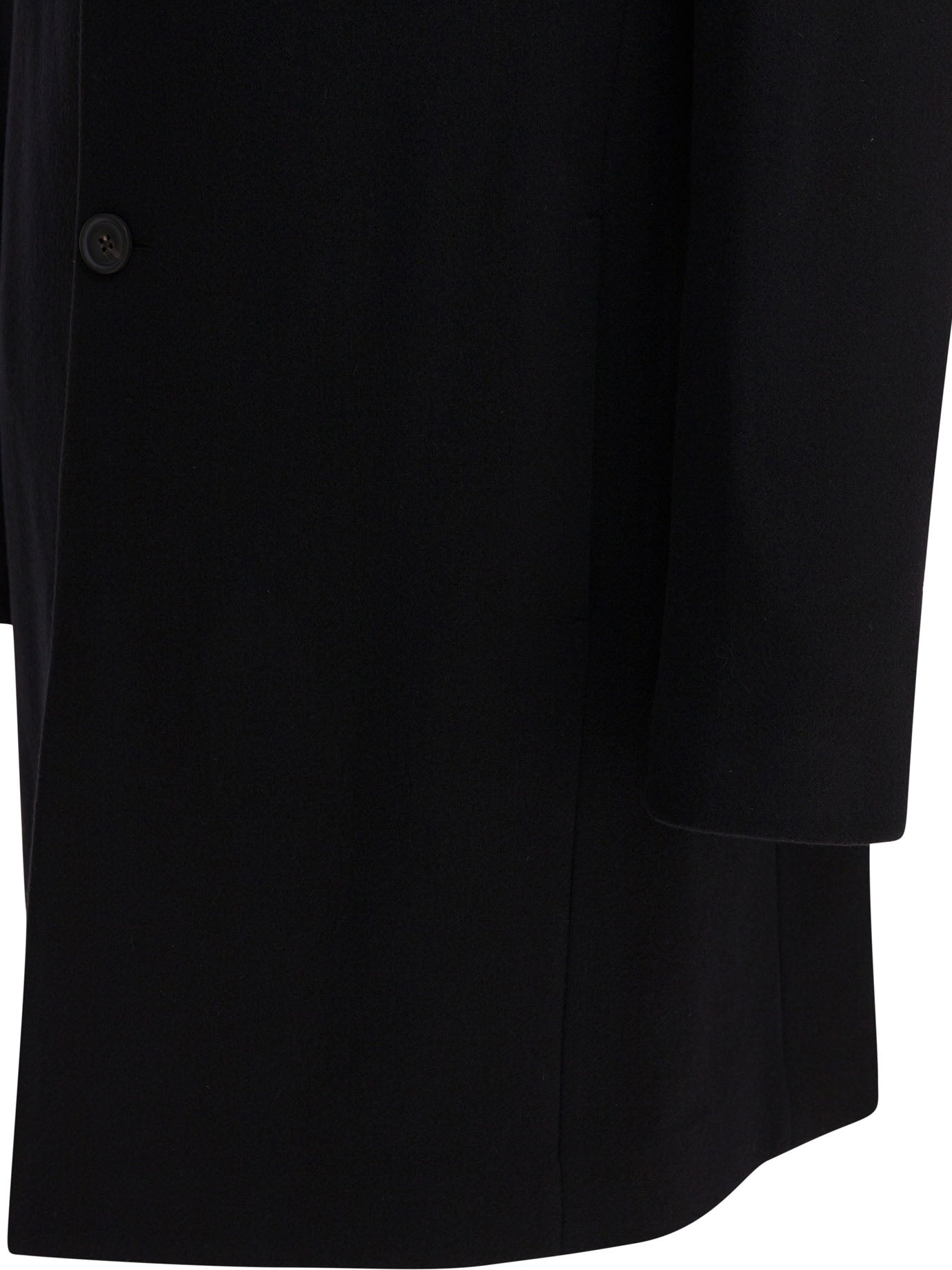Vince Classic Coat In Italian Wool Blend