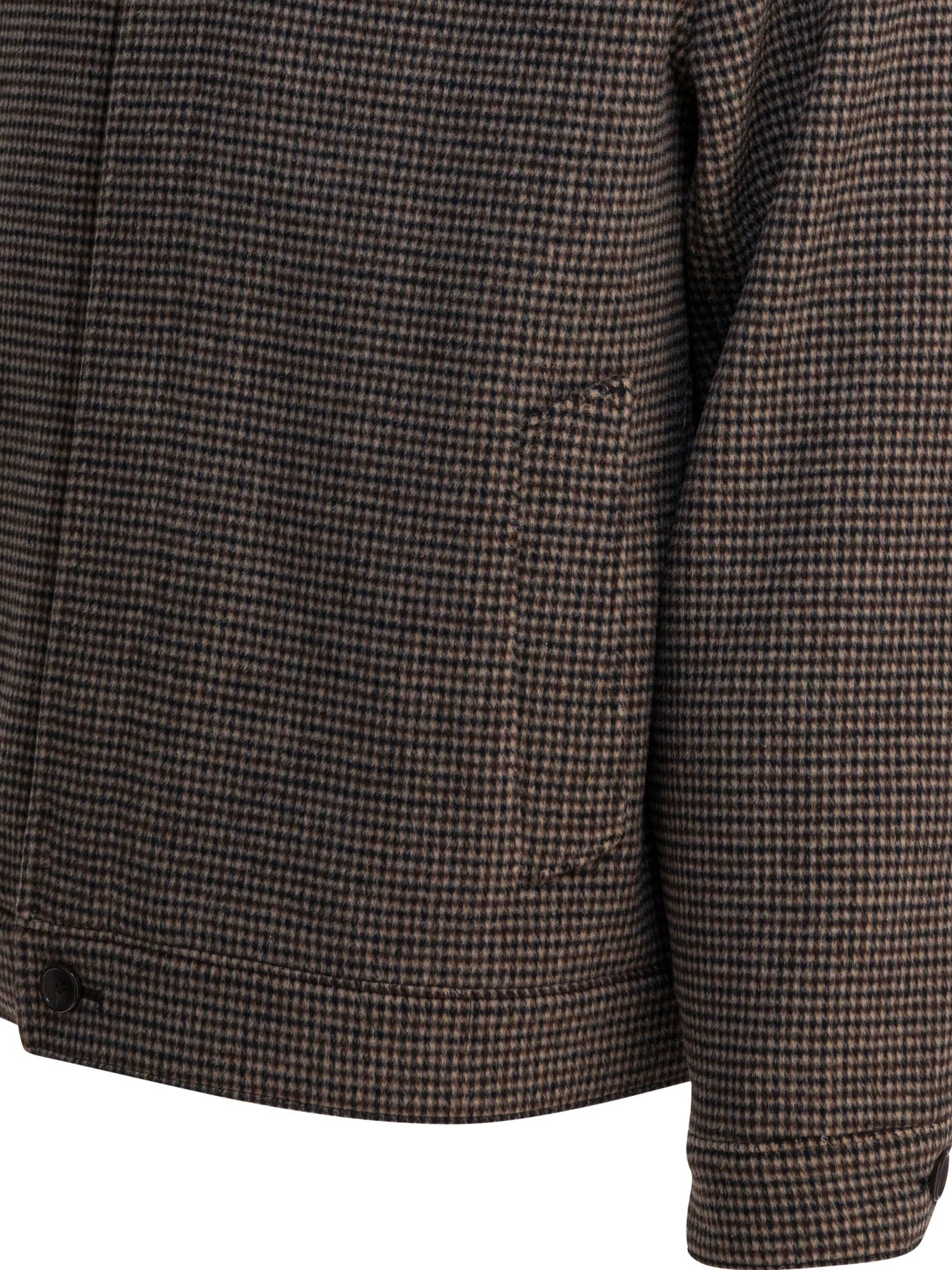 Vince Houndstooth Overshirt Jacket
