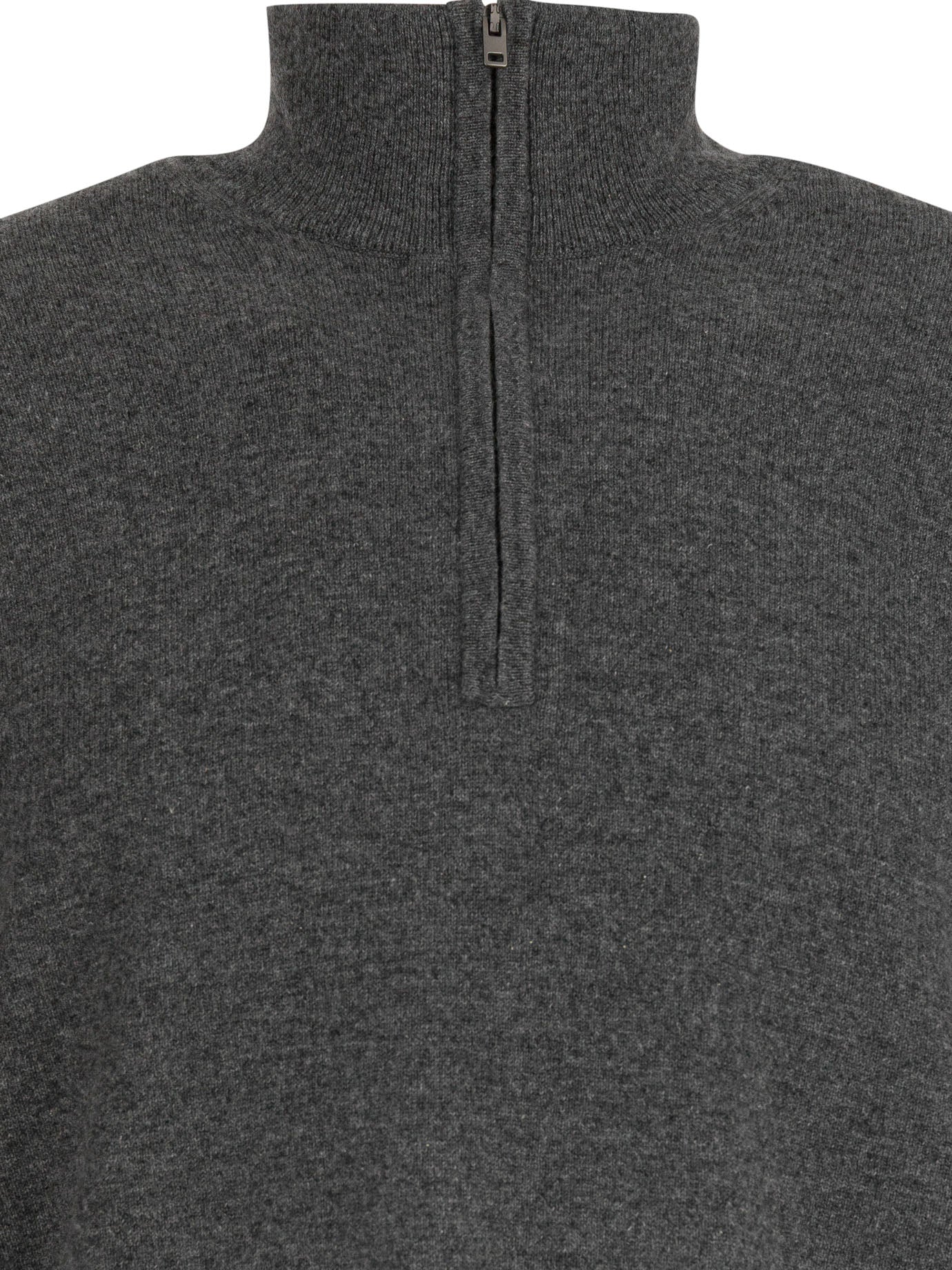 Vince Cashmere Sweater With Half Zipper