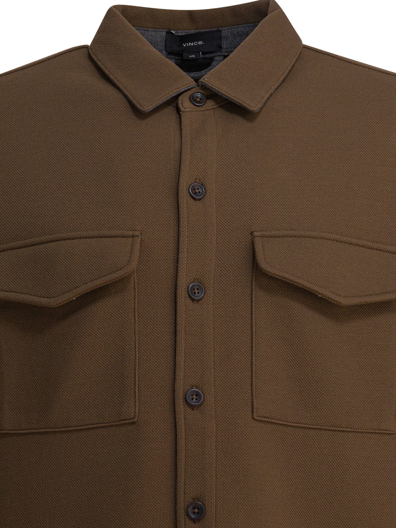 Vince Cotton Overshirt Jacket