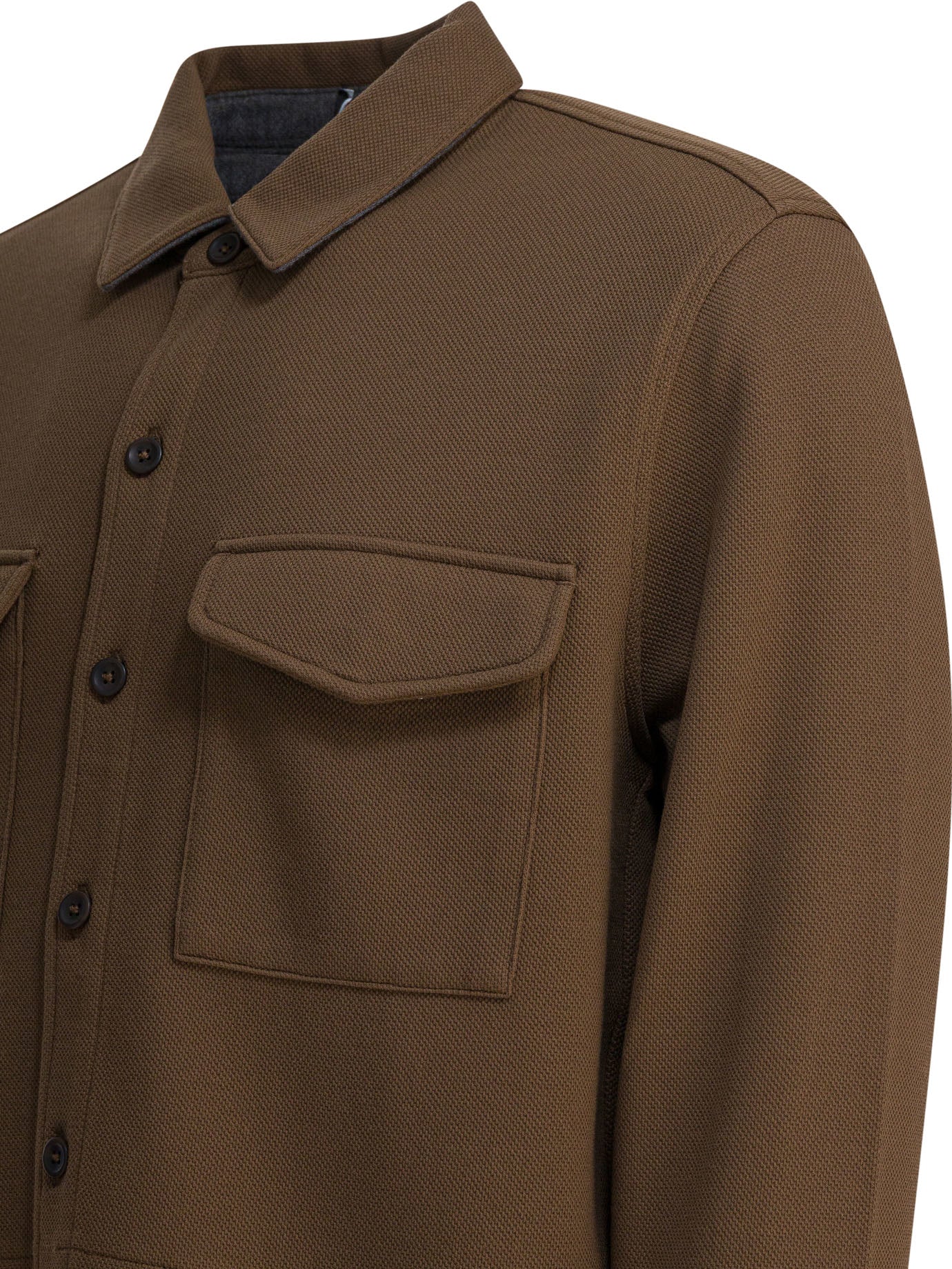 Vince Cotton Overshirt Jacket