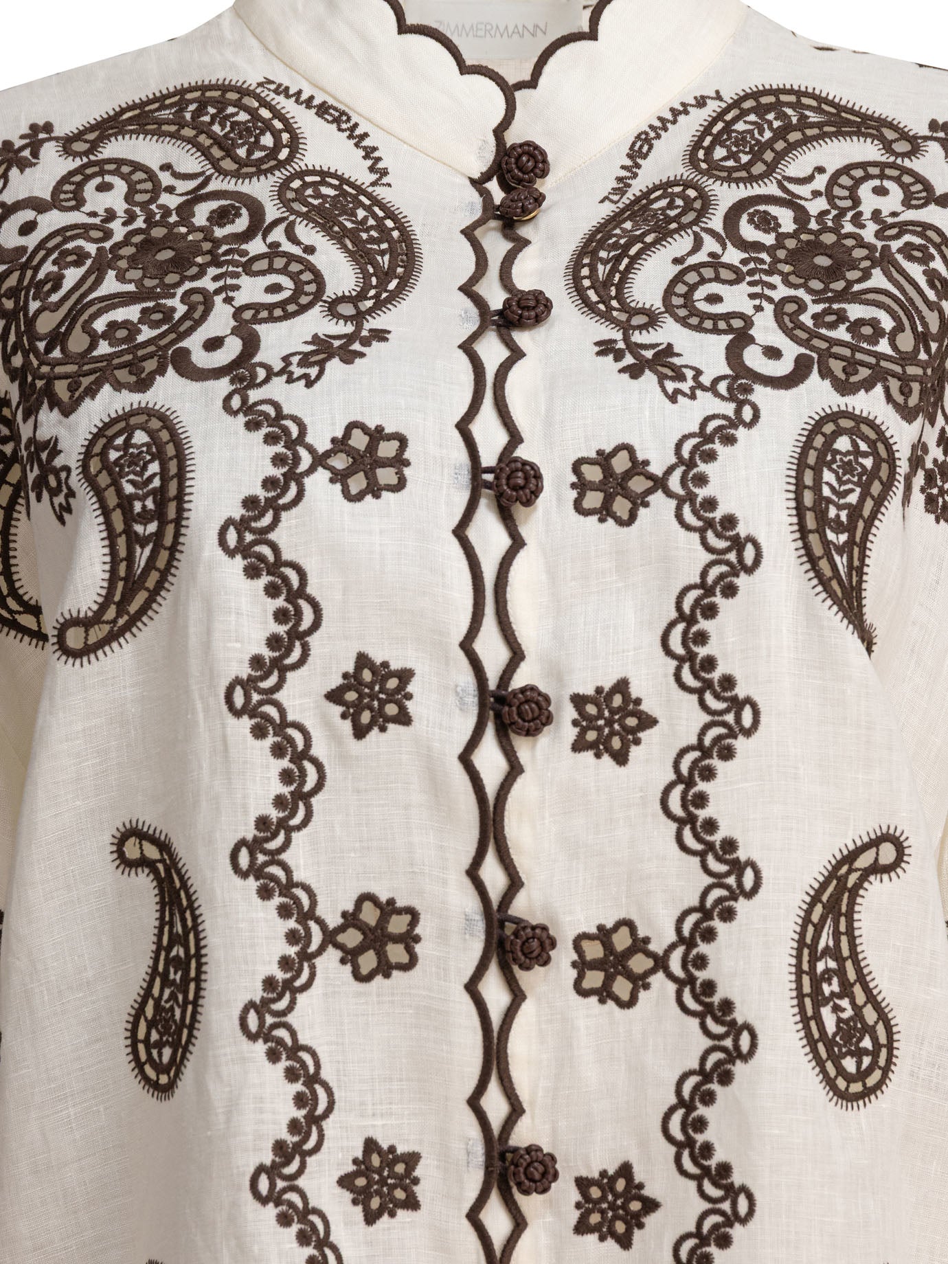 Zimmermann Ascension Linen Shirt