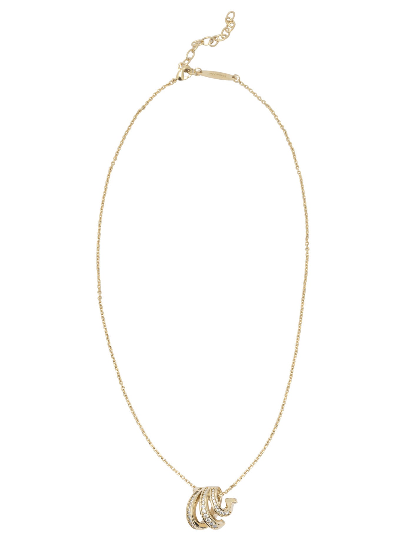 Ferragamo Triple Gancino Necklace