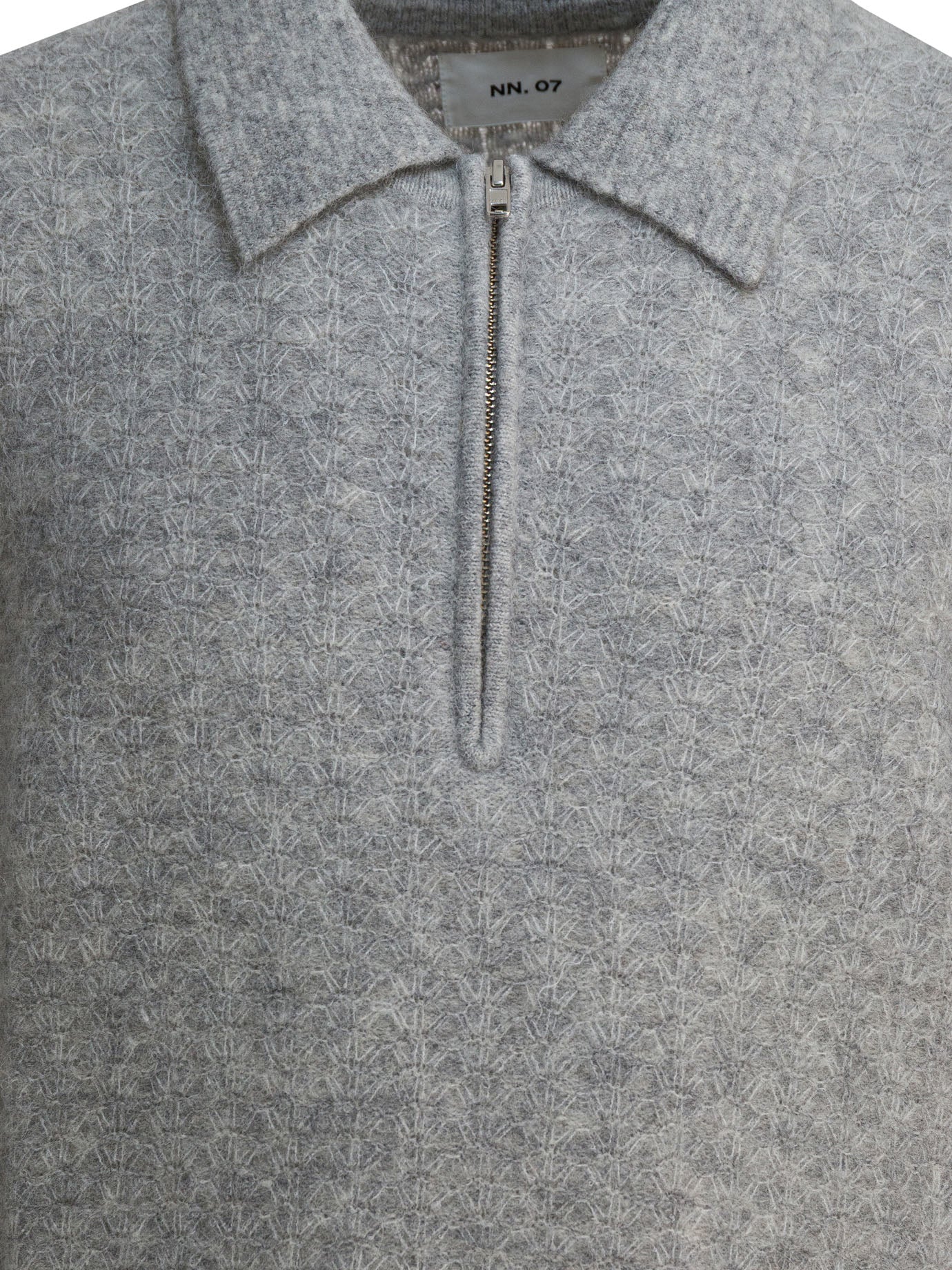 NN.07 Alfie Alpaca-Blend Polo Sweater