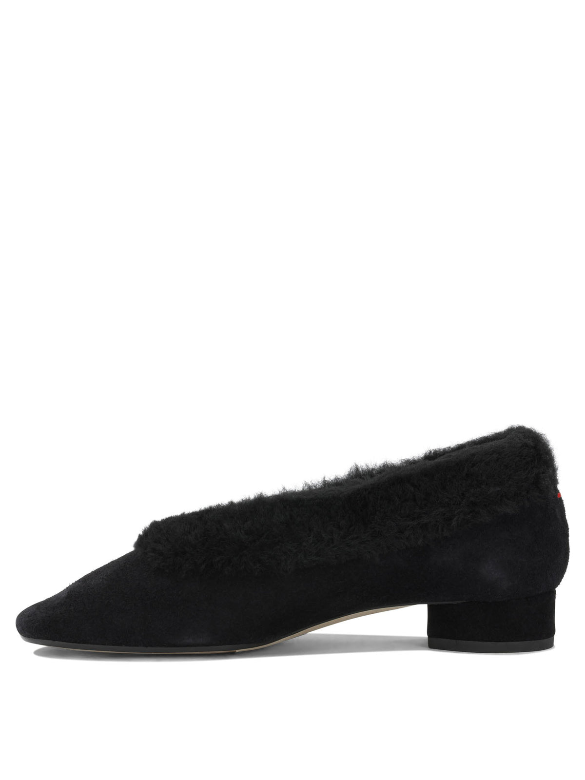 Aeyde Delia Shearling Classic Ballet Flats