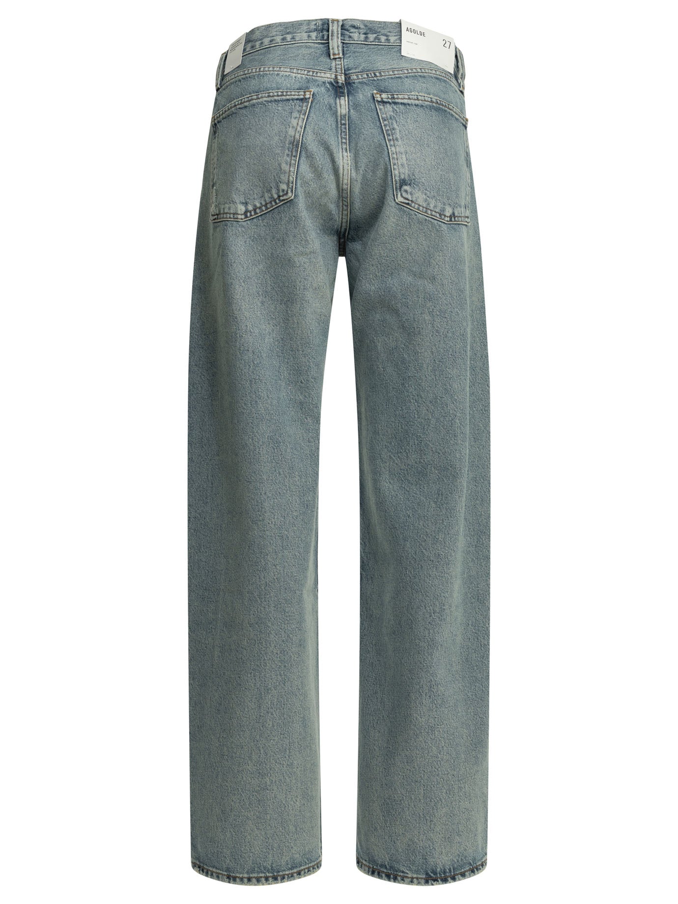 Agolde Criss Cross Wide Leg Jeans