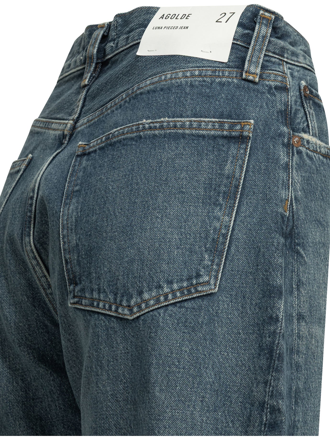 Agolde Luna Pieced Wide-Leg Jeans