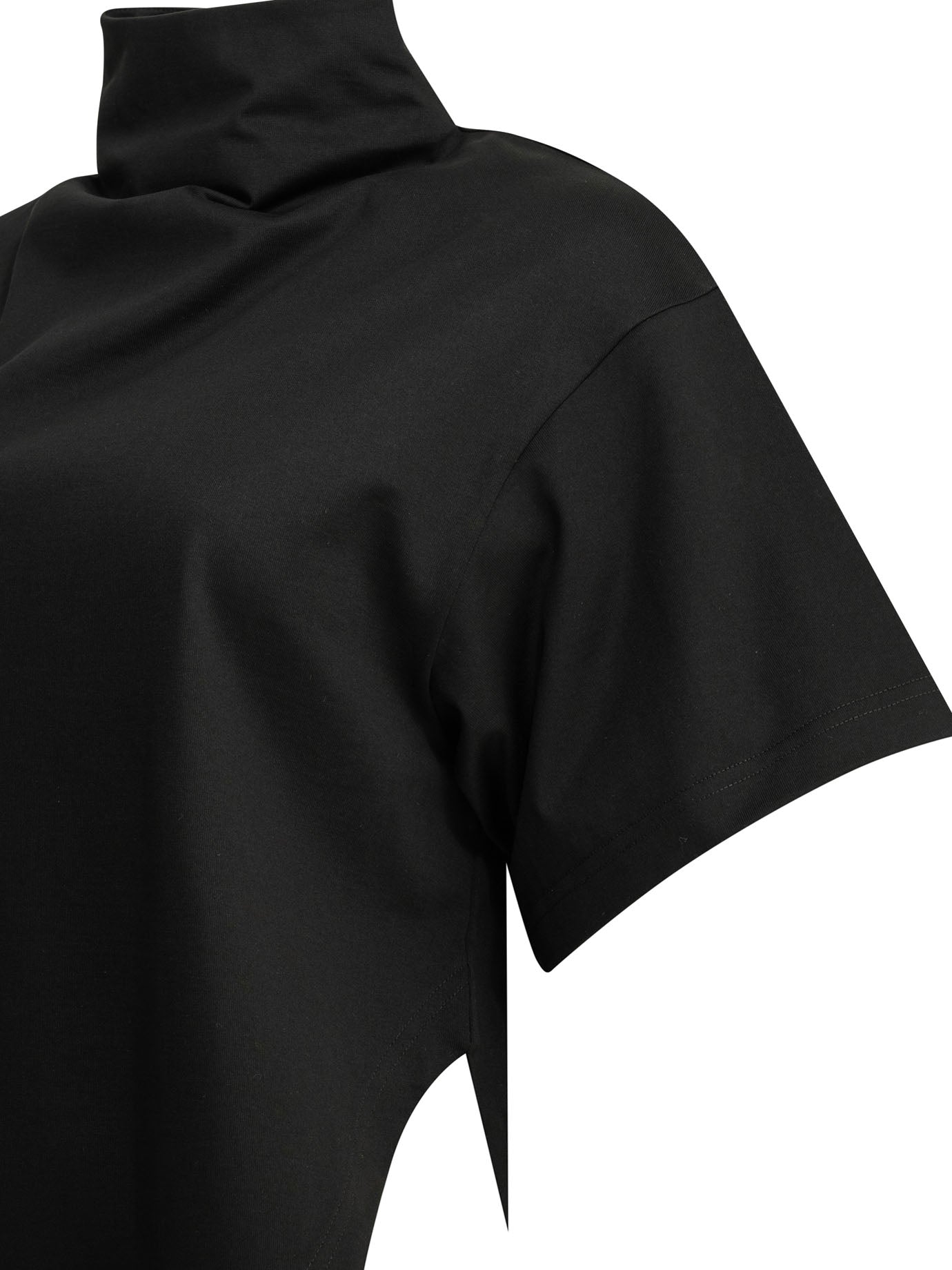 Alaïa Triangle Mock Neck T-Shirt