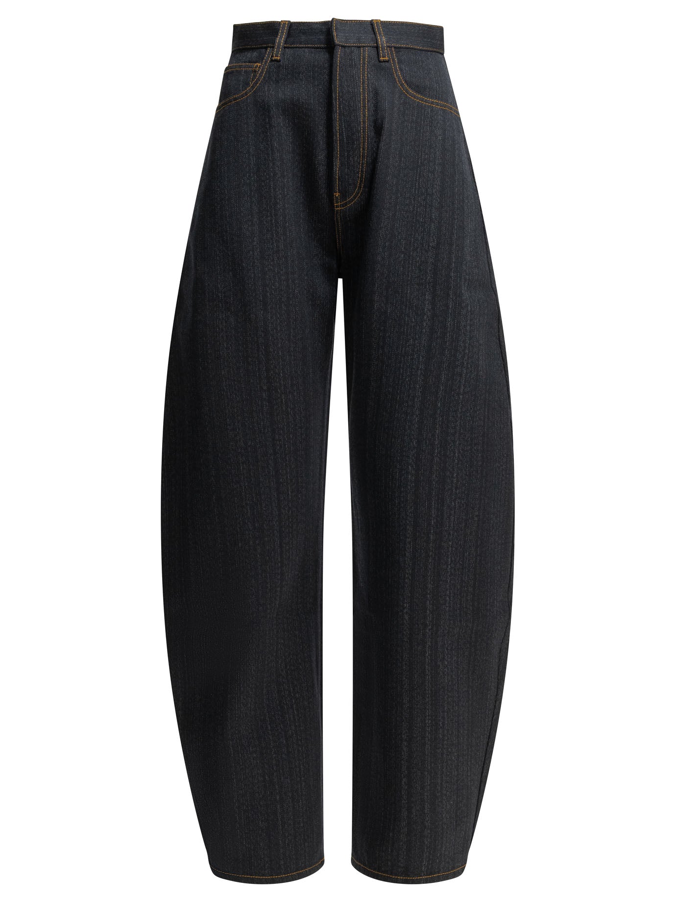 Alaïa Round Wide-Leg Jeans