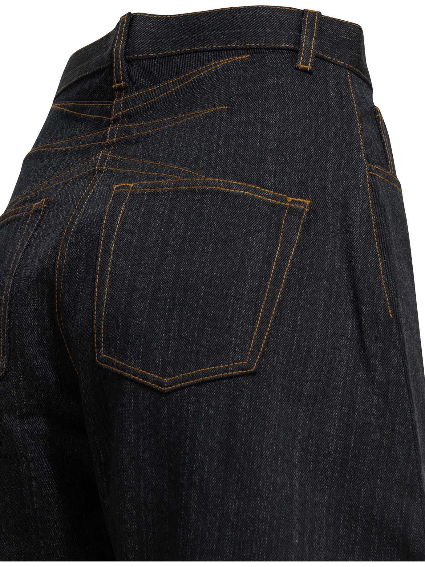 Alaïa Round Wide-Leg Jeans