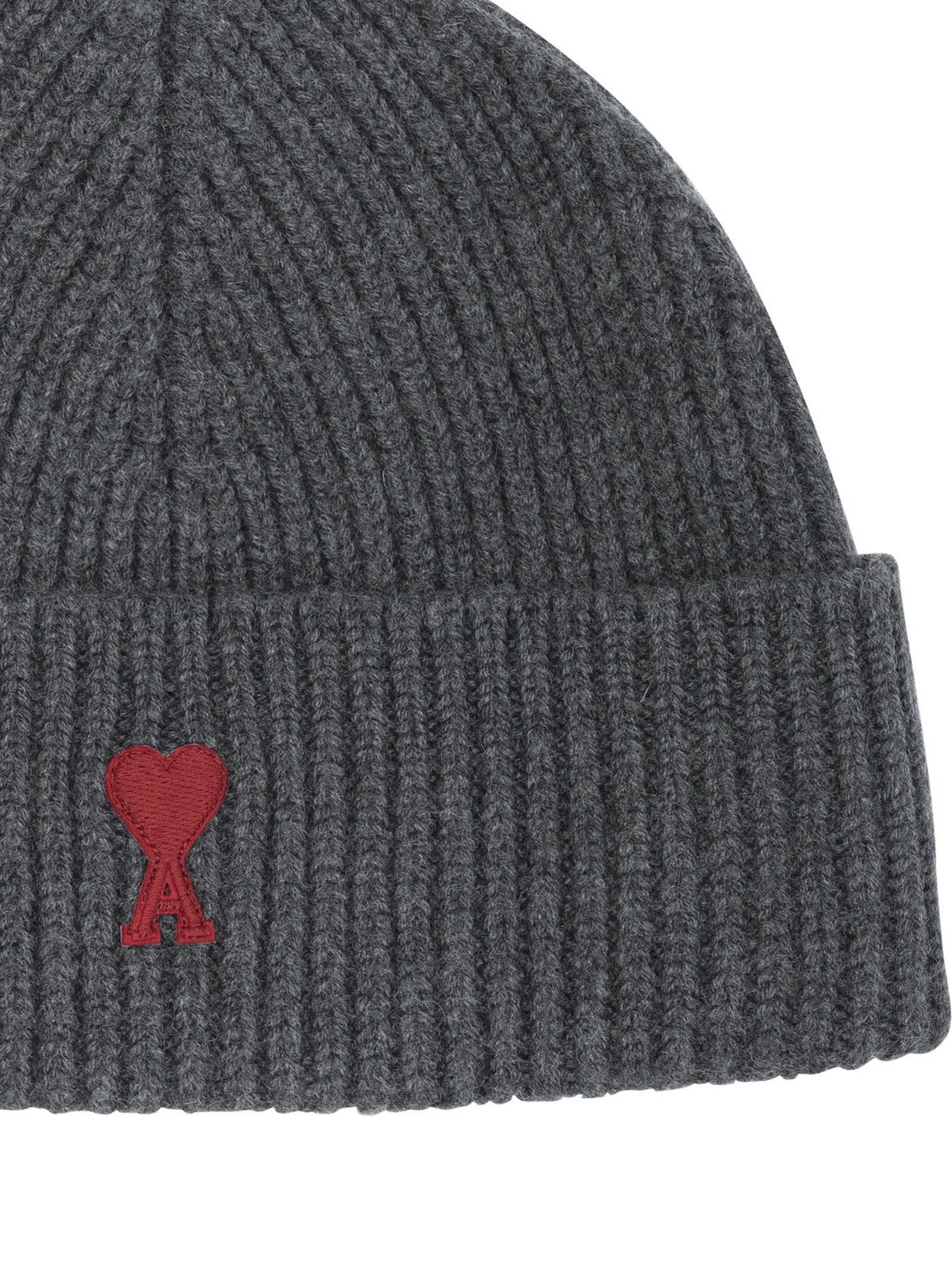 Ami Paris Merino Wool Beanie