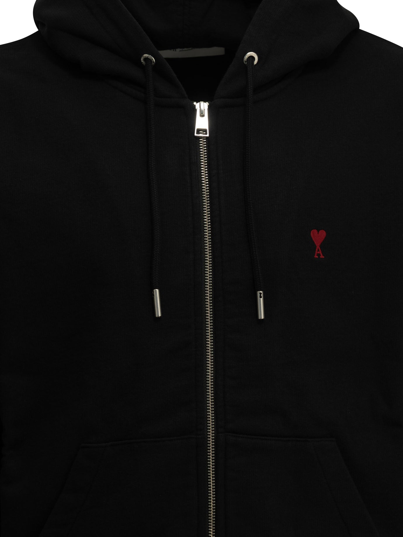 Ami Paris Ami De Coeur Zip-Up Sweatshirt