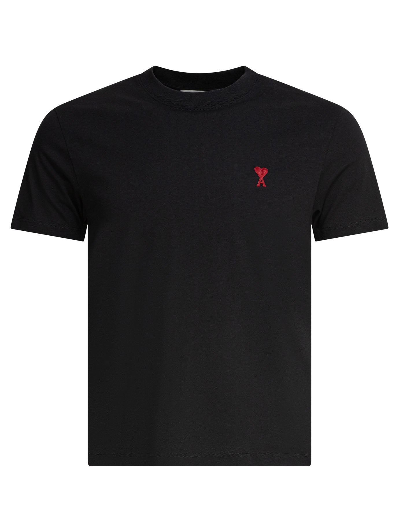 Ami Paris Crew-Neck T-Shirt With Logo