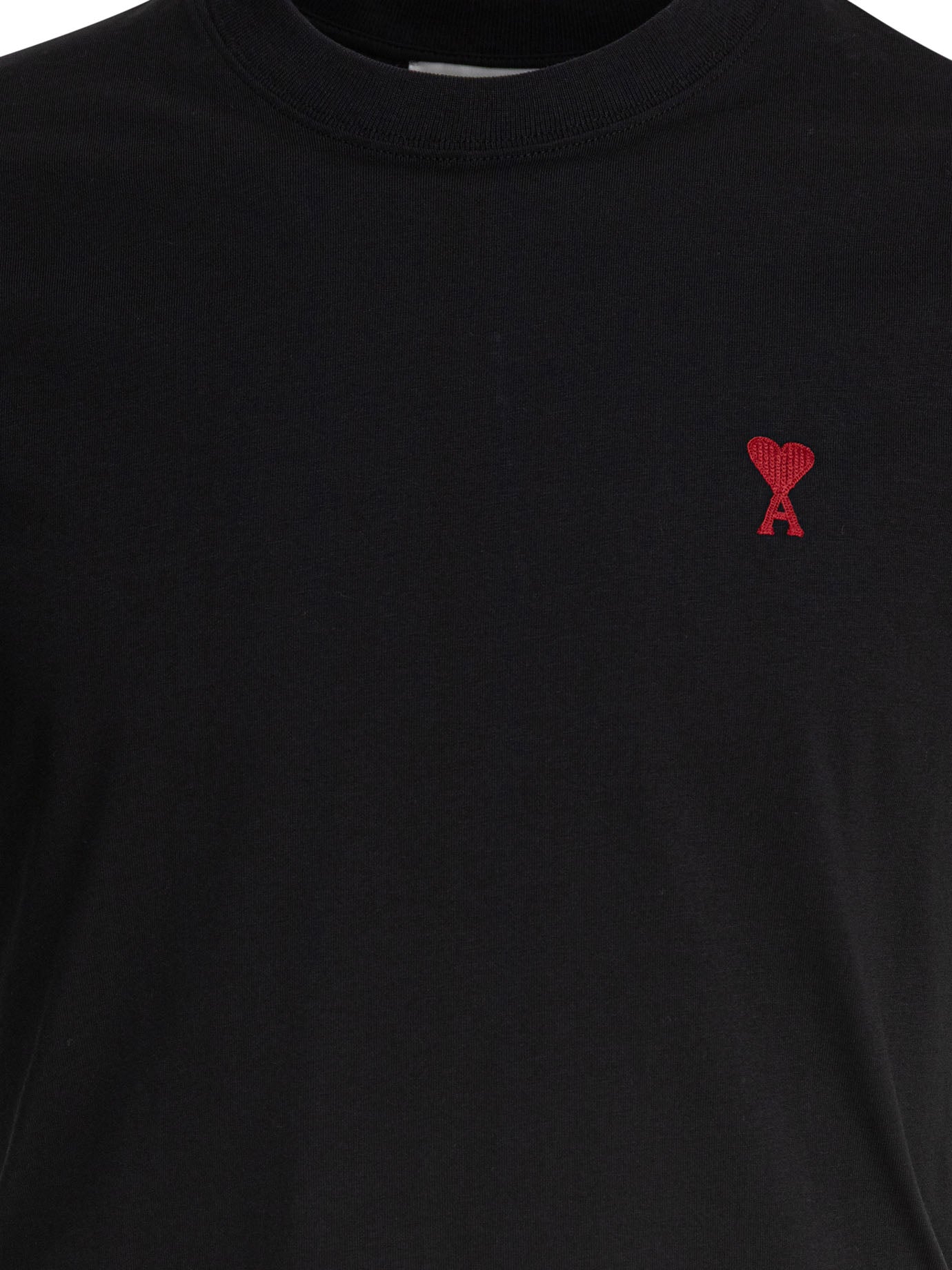Ami Paris Crew-Neck T-Shirt With Logo