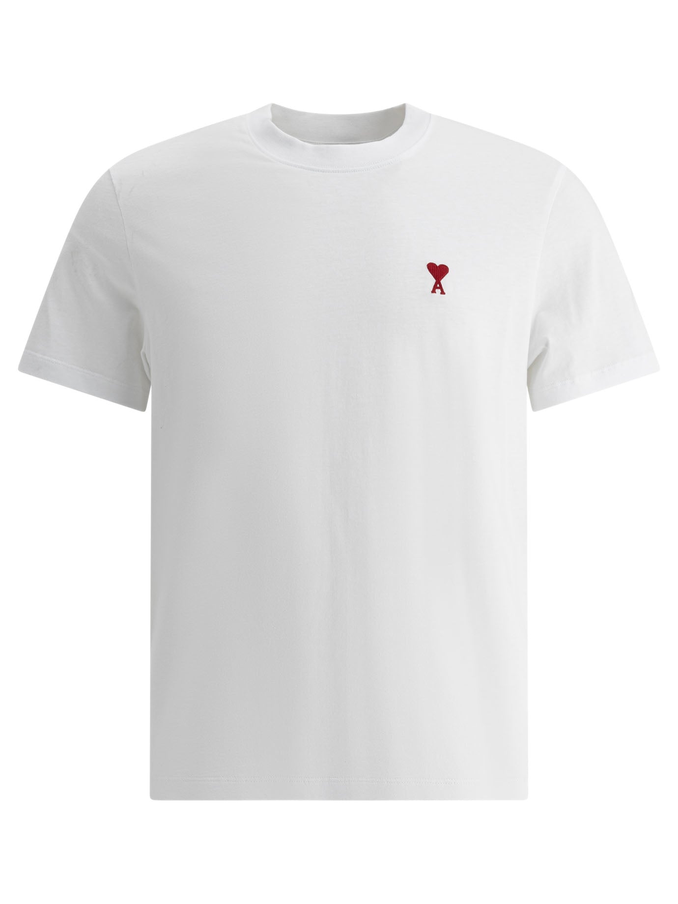 Ami Paris Crew-Neck T-Shirt With Logo