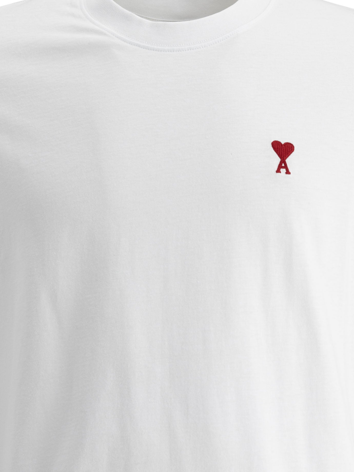 Ami Paris Crew-Neck T-Shirt With Logo