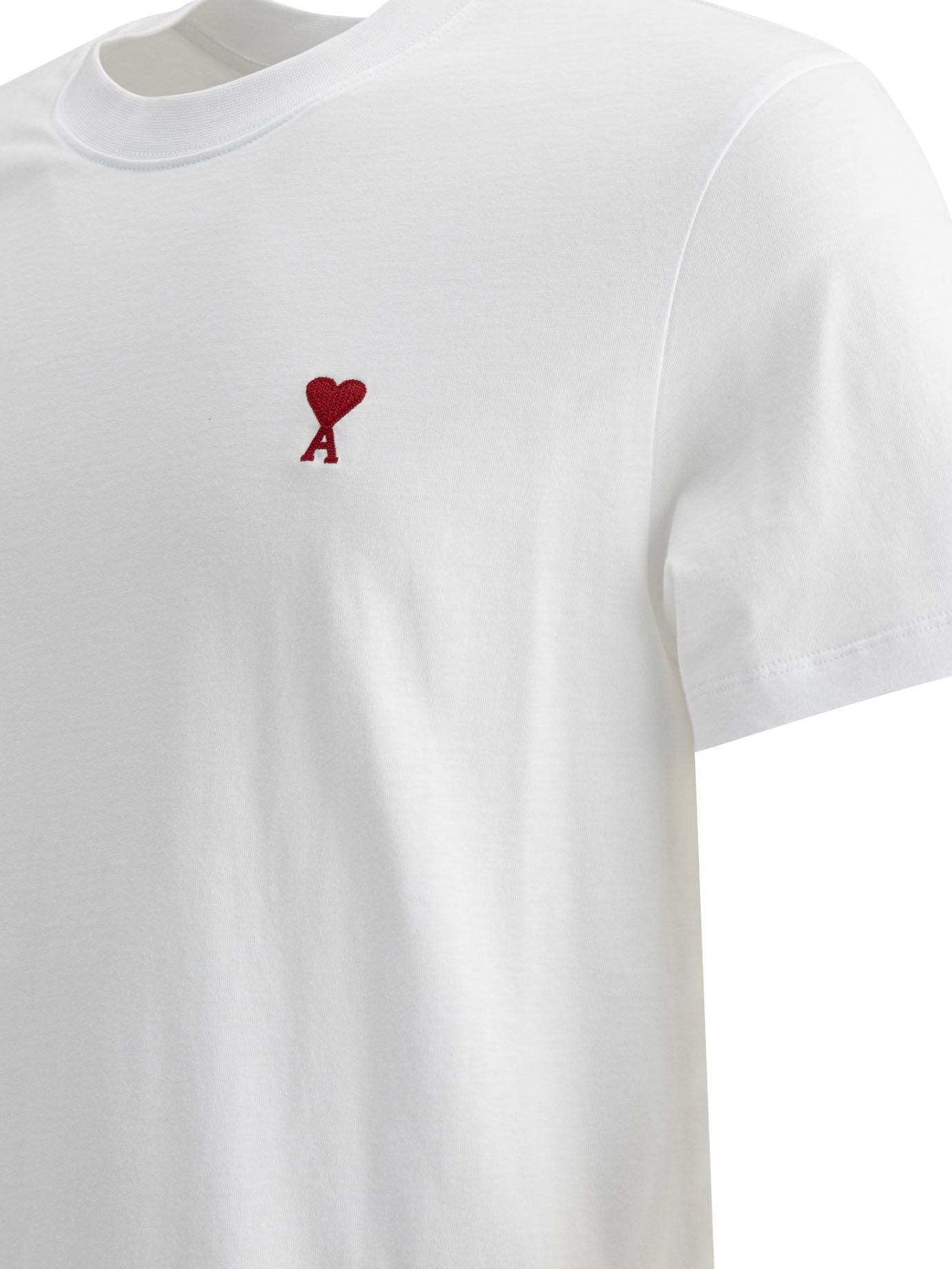 Ami Paris Crew-Neck T-Shirt With Logo