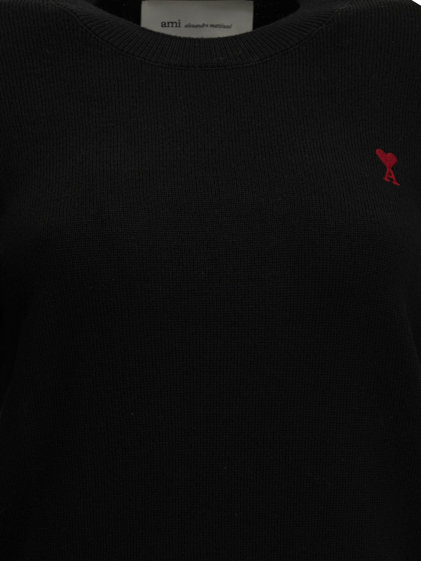 Ami Paris Ami De Coeur Crew-Neck Sweater