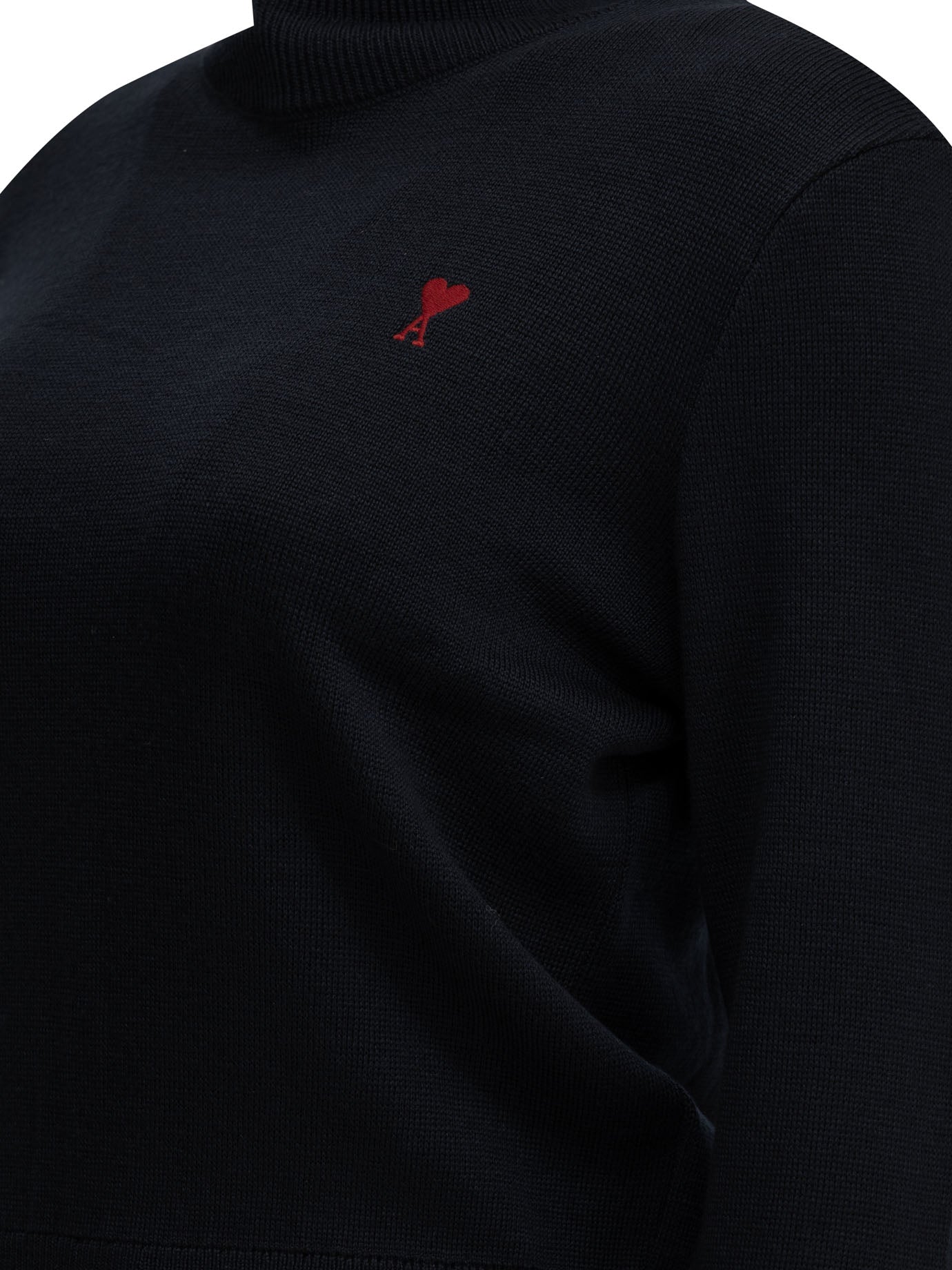 Ami Paris Ami De Coeur Turtleneck Sweater