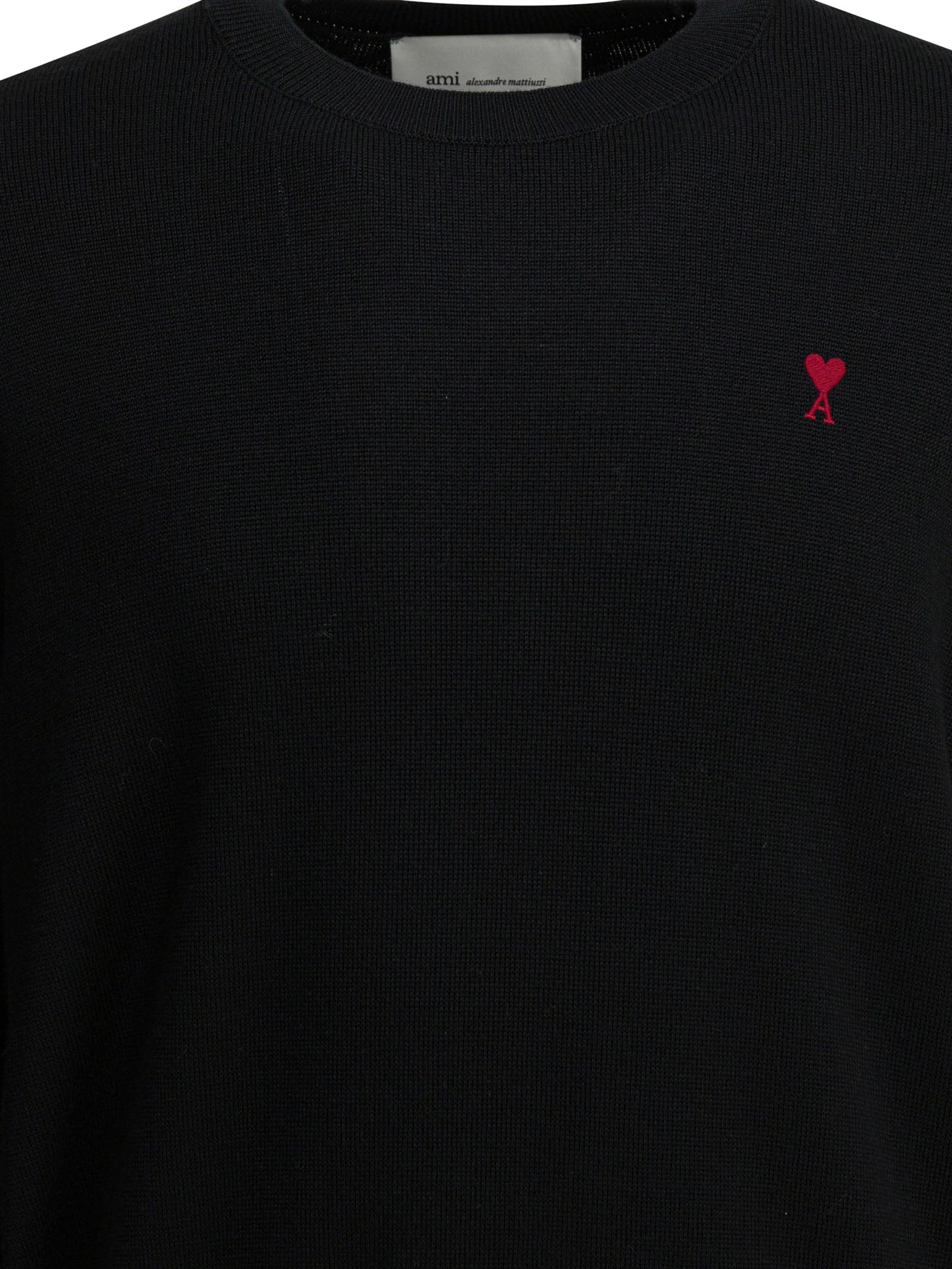 Ami Paris Wool Crewneck Sweater