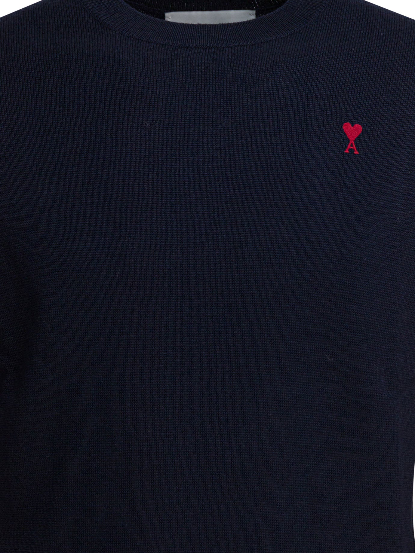 Ami Paris Wool Crewneck Sweater
