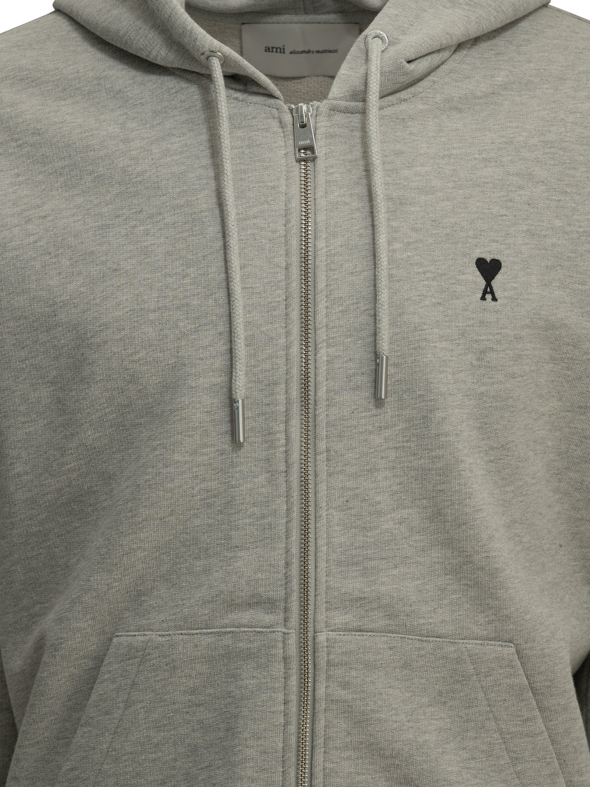 Ami Paris Ami De Couer Zip-Up Sweatshirt