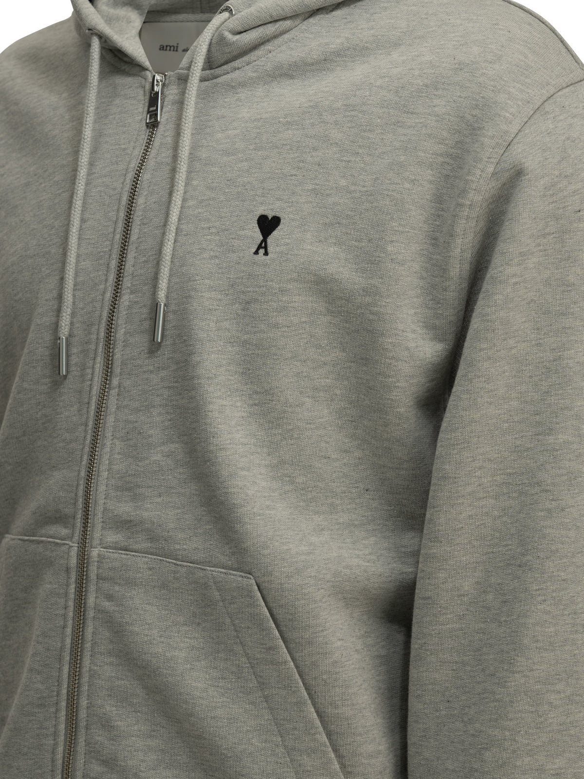 Ami Paris Ami De Couer Zip-Up Sweatshirt