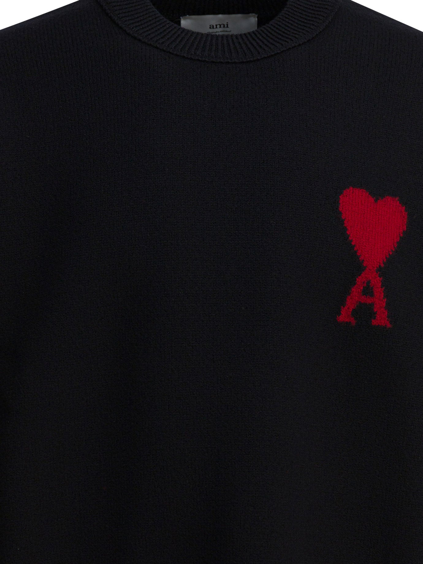 Ami Paris Ami De Coeur Crew-Neck Sweater