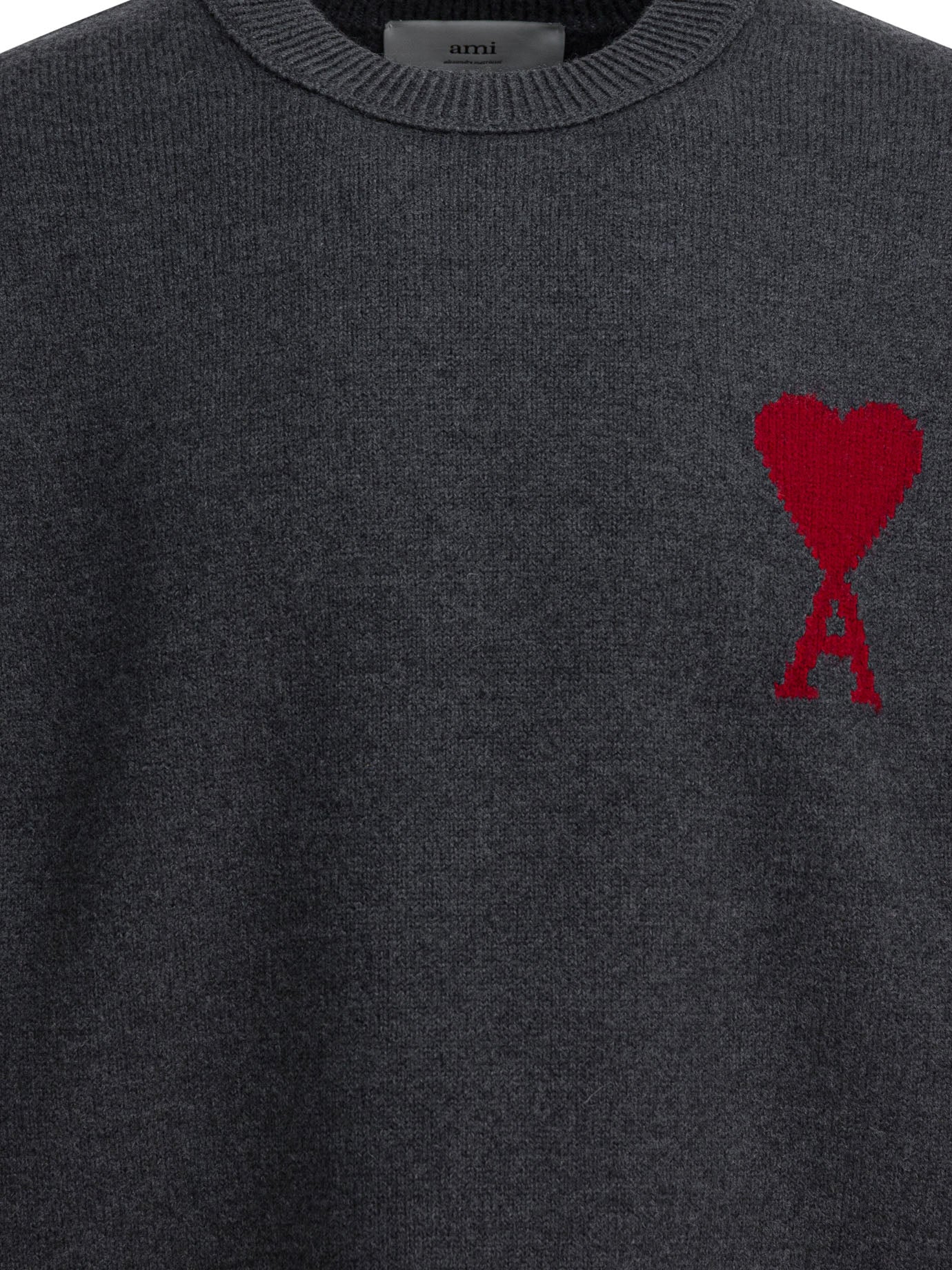 Ami Paris Ami De Coeur Crew-Neck Sweater