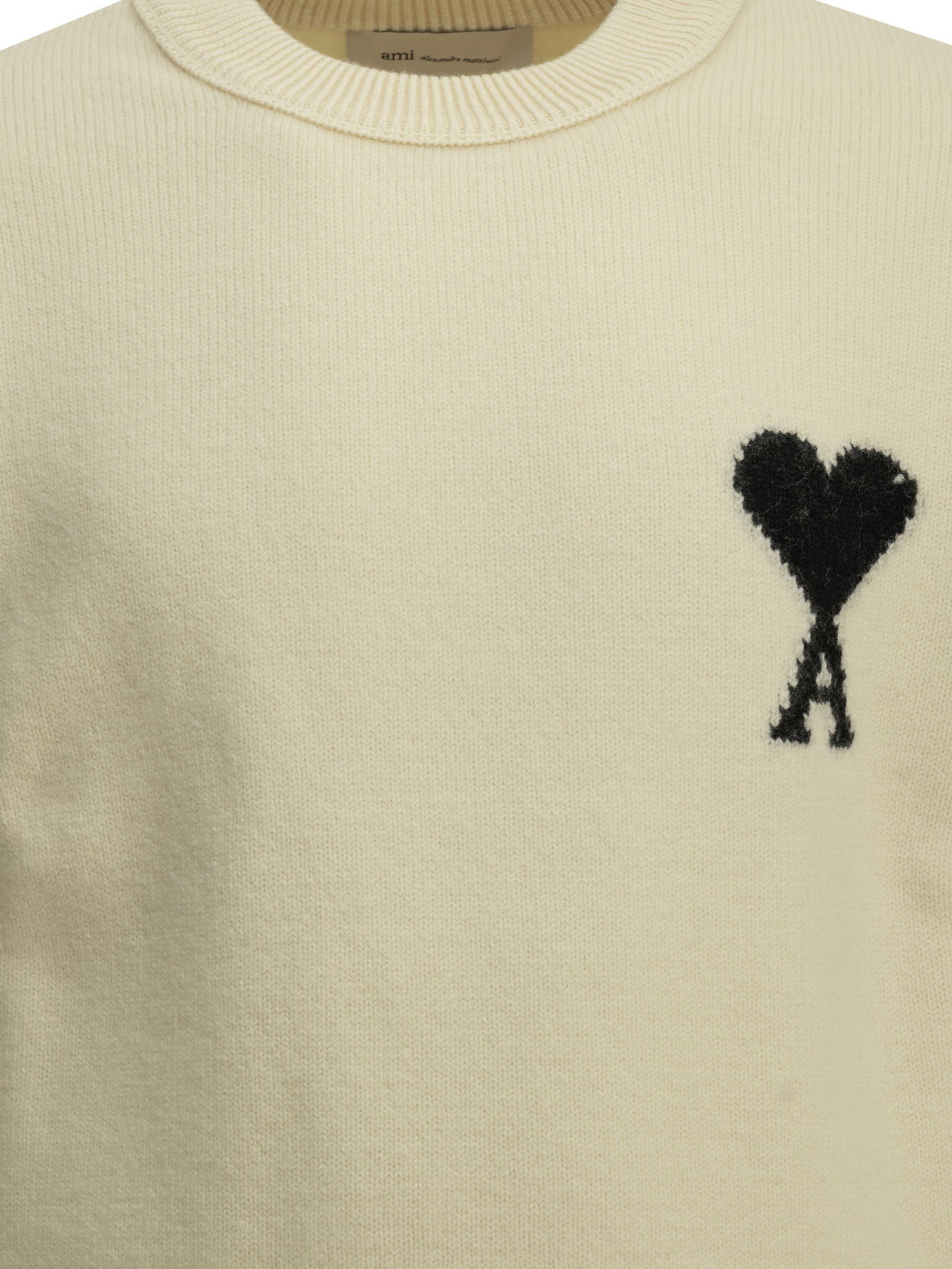 Ami Paris Ami De Coeur Crew-Neck Sweater