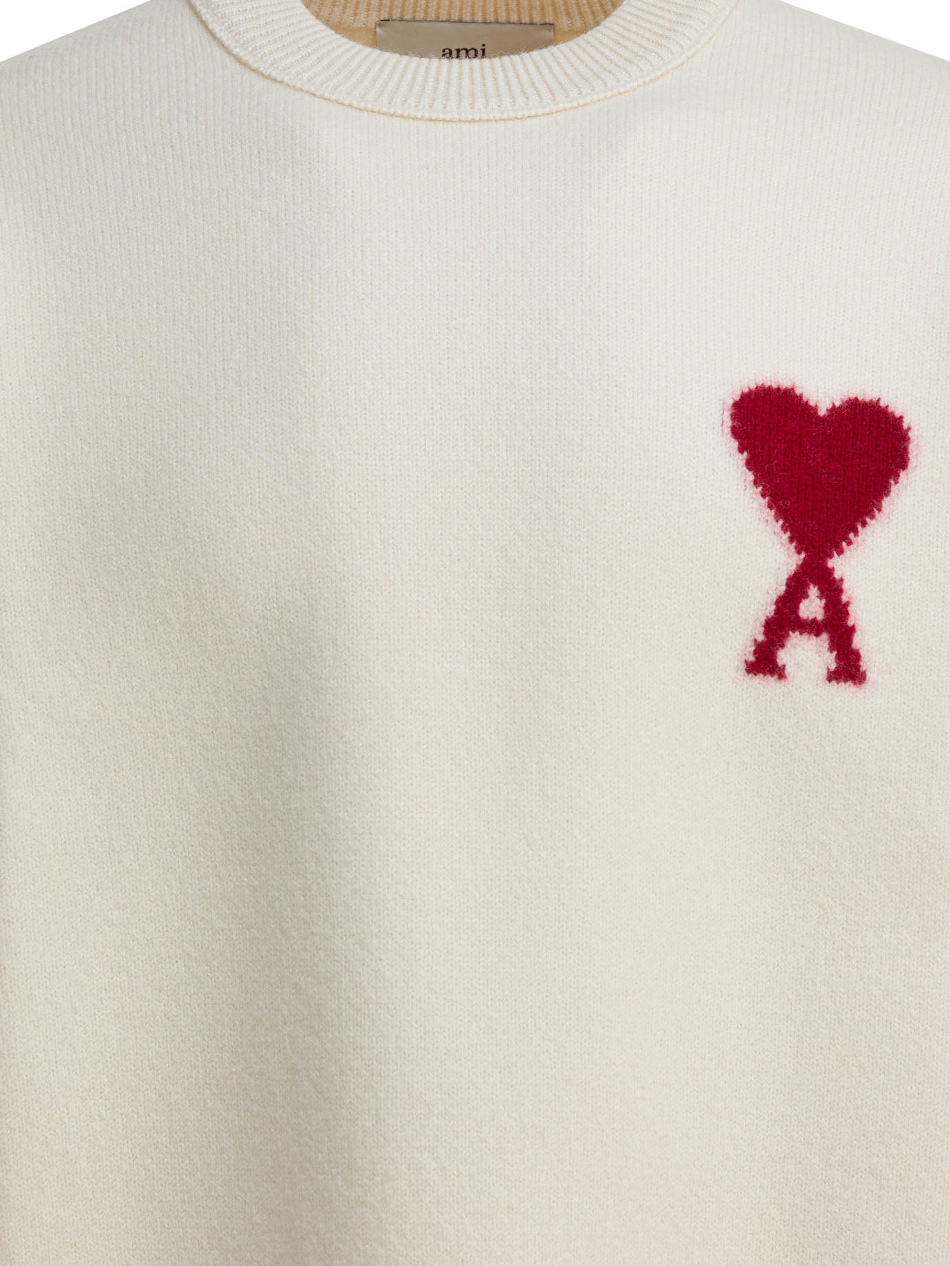 Ami Paris Ami De Coeur Crew-Neck Sweater