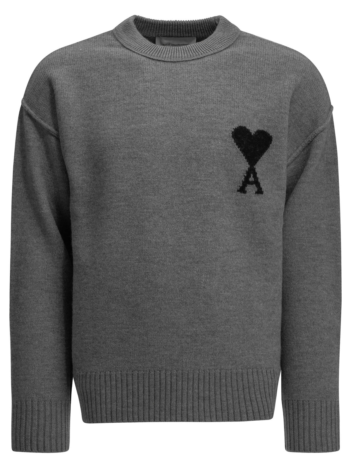 Ami Paris Ami De Coeur Crew-Neck Sweater