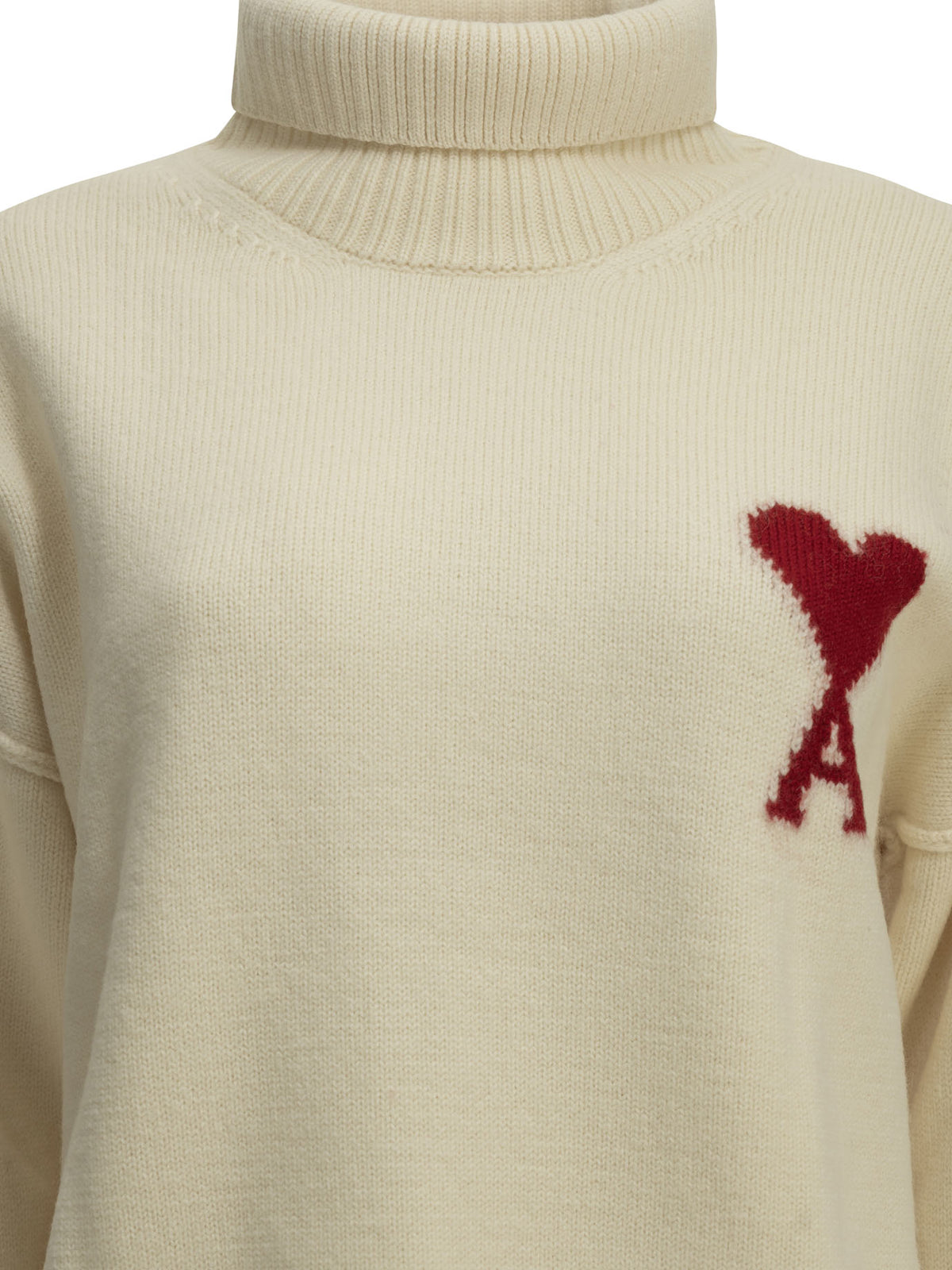 Ami Paris Ami De Coeur Turtleneck Sweater