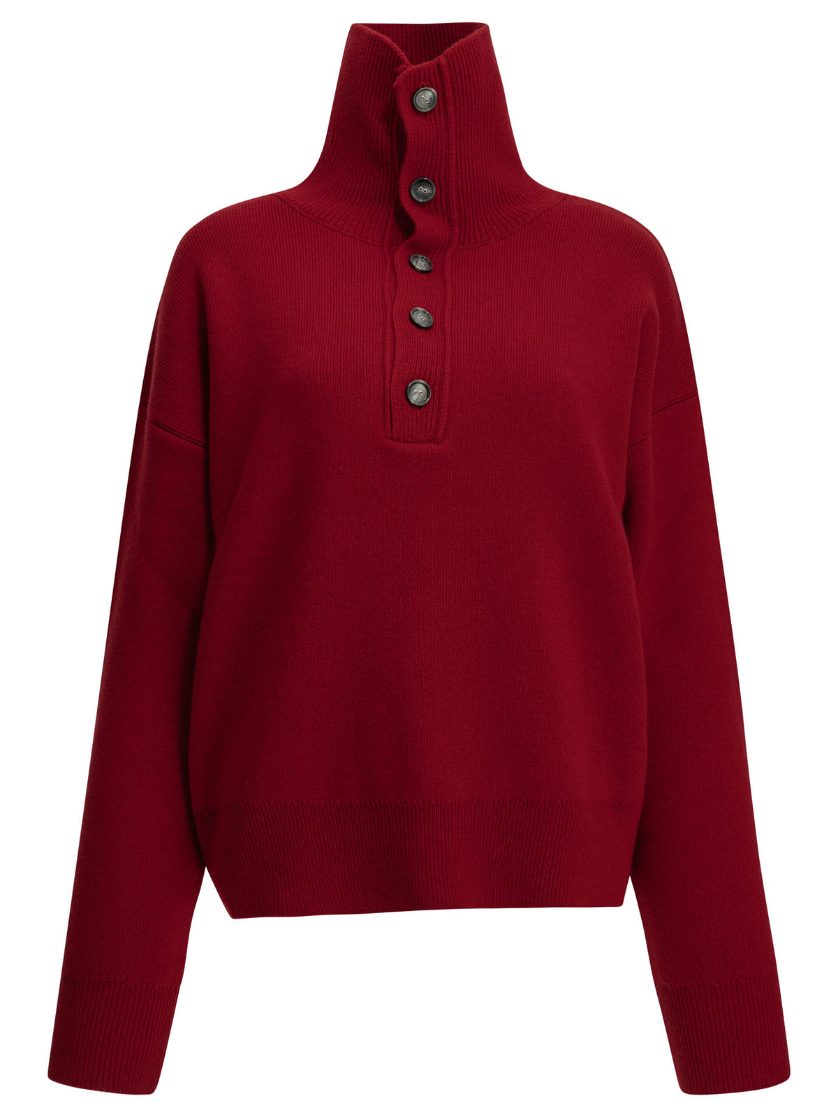 Ami Paris Wool Turtleneck Sweater