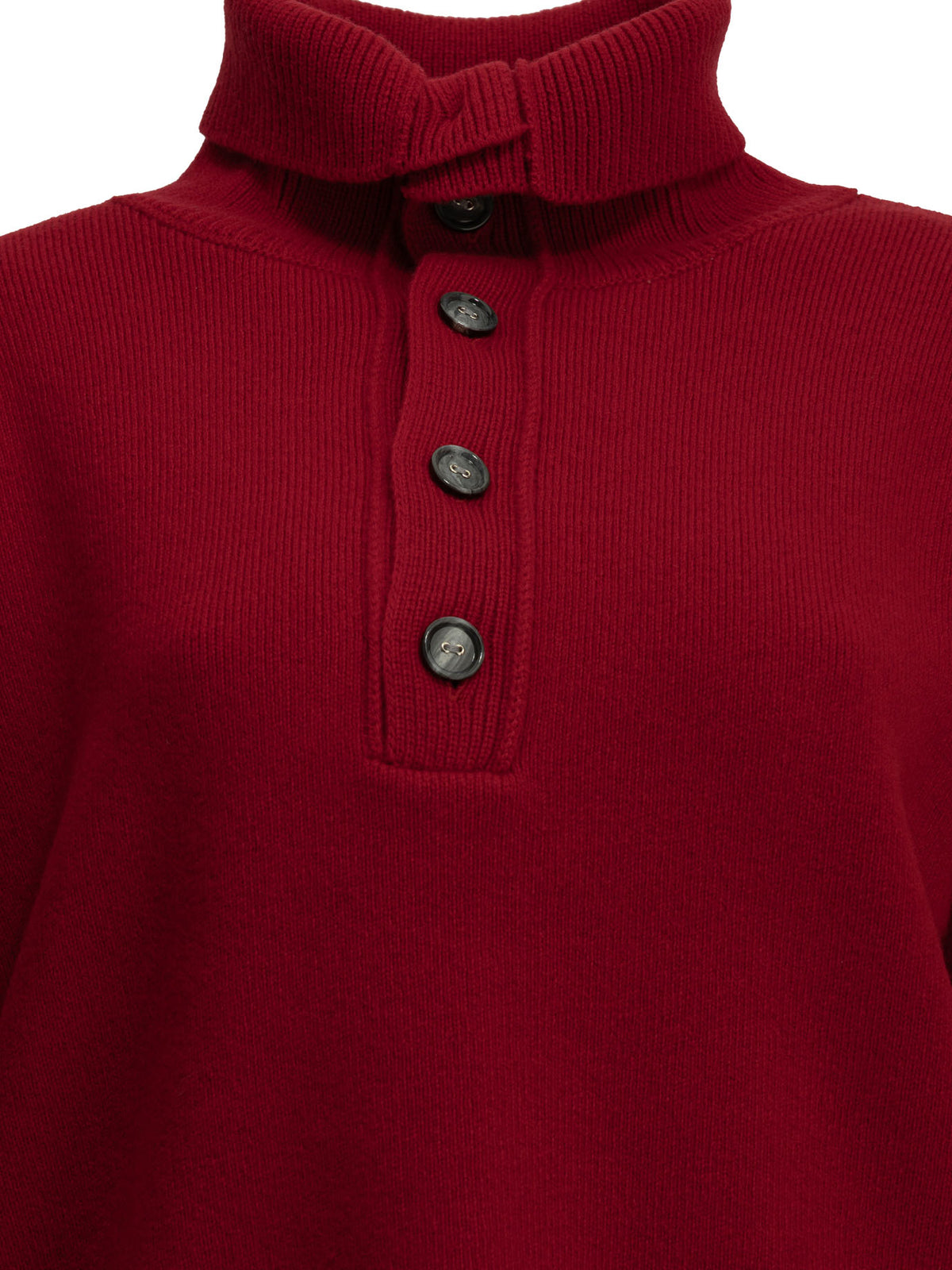 Ami Paris Wool Turtleneck Sweater