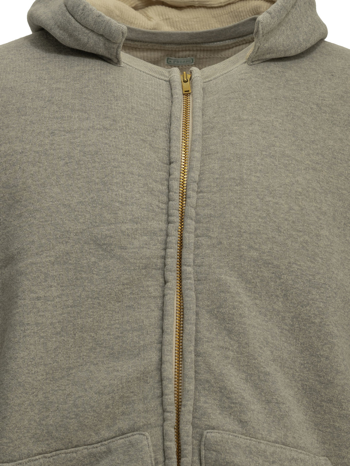 A.Presse Vintage Parka Zip-Up Sweatshirt