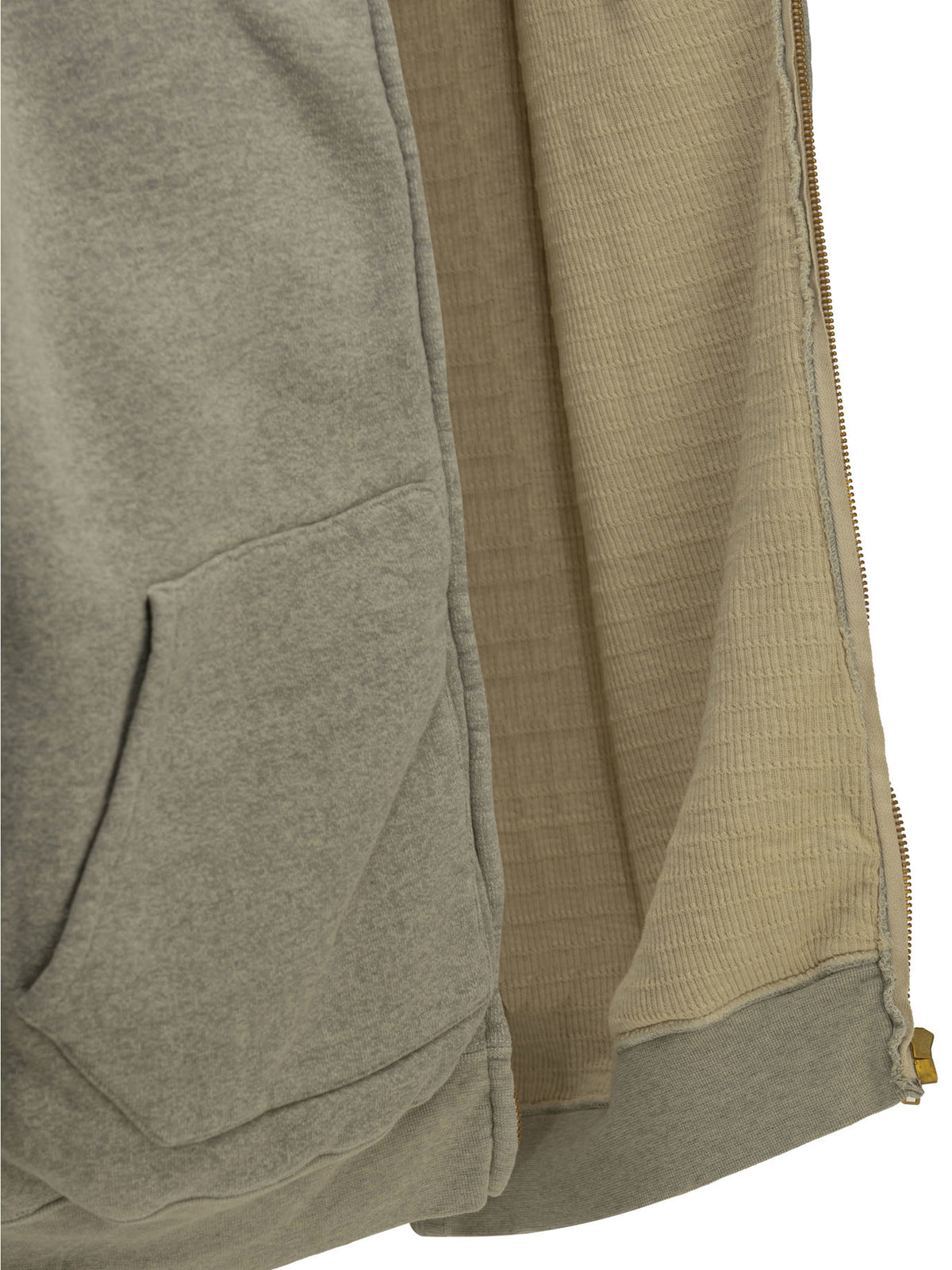 A.Presse Vintage Parka Zip-Up Sweatshirt