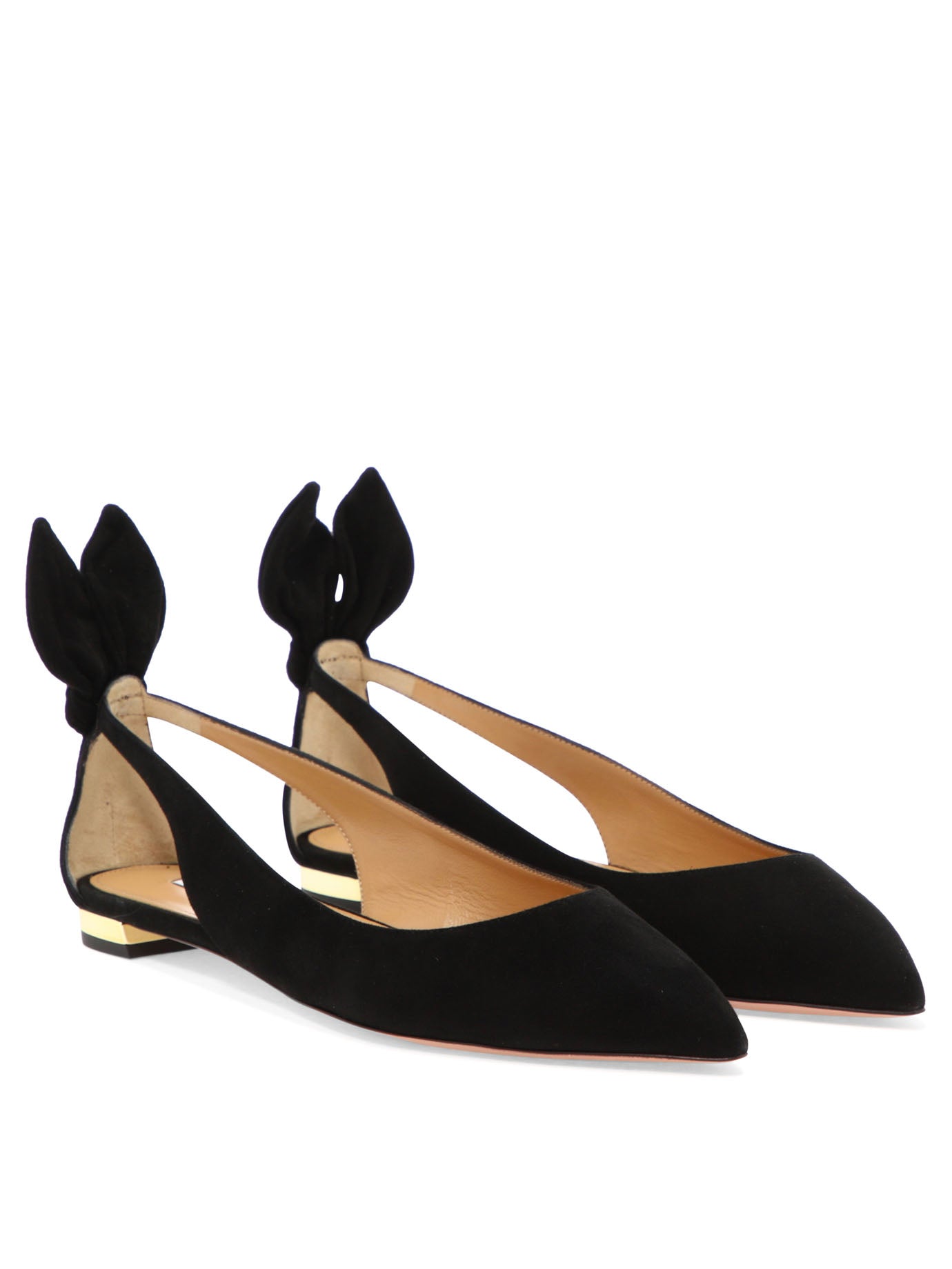 Aquazzura Bow Tie Ballet Classic Ballet Flats